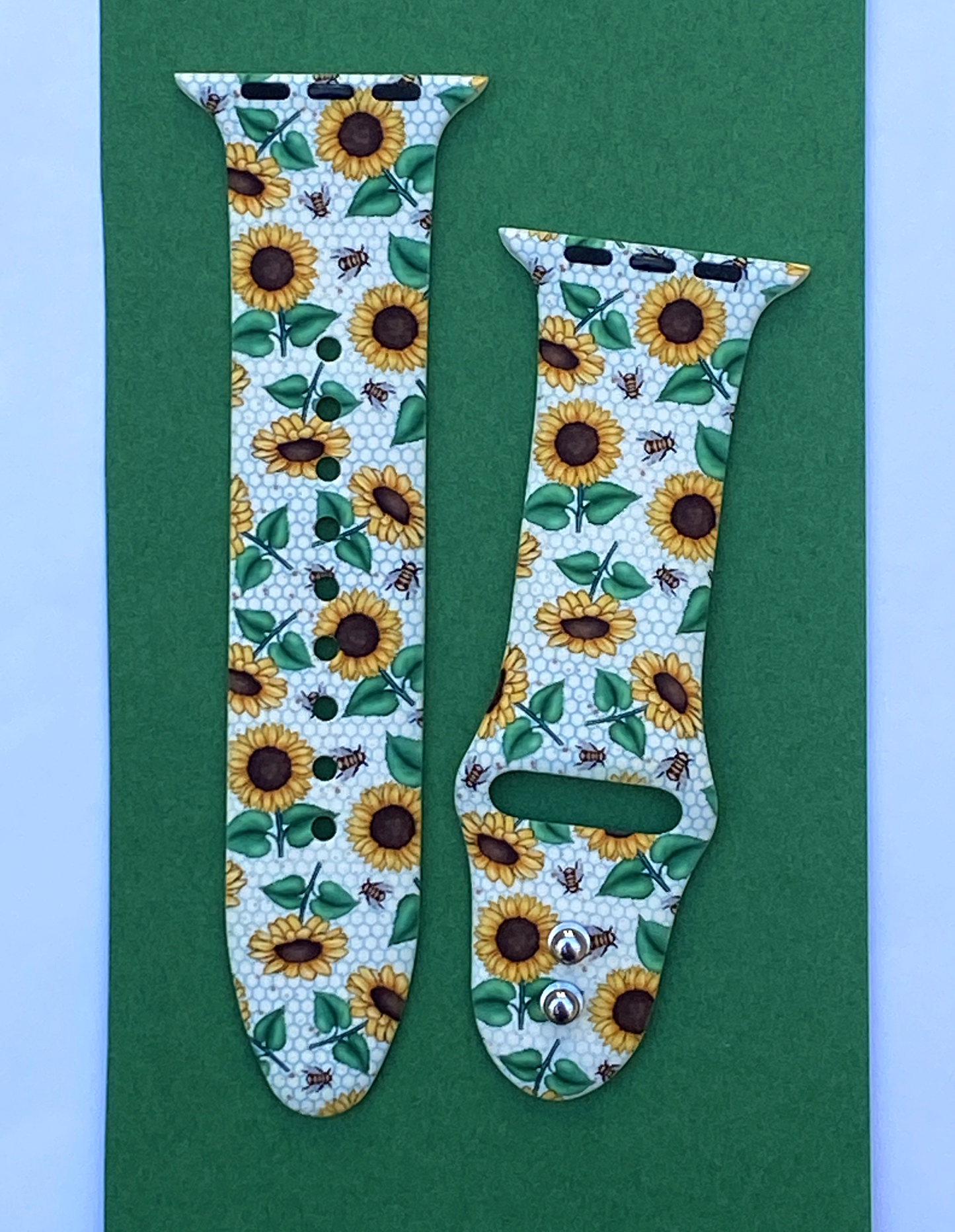Sunflower Bees Apple Watch Band