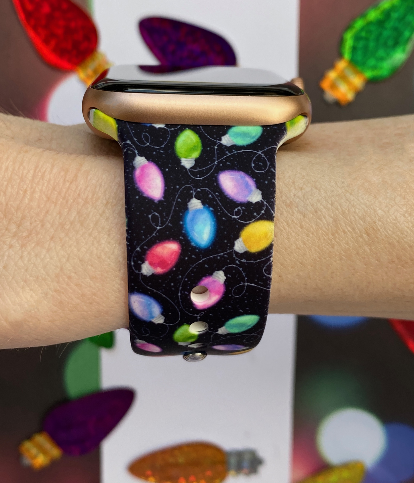 Christmas Lights Apple Watch Band