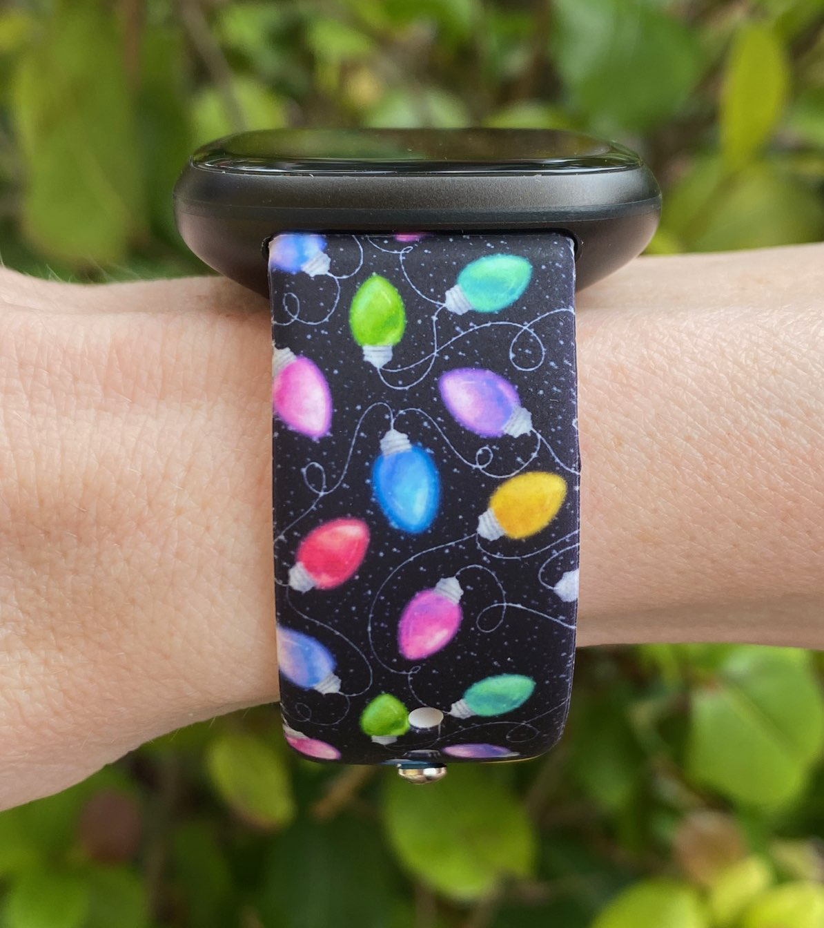Christmas Lights Fitbit Versa 3/Versa 4/Sense/Sense 2 Watch Band