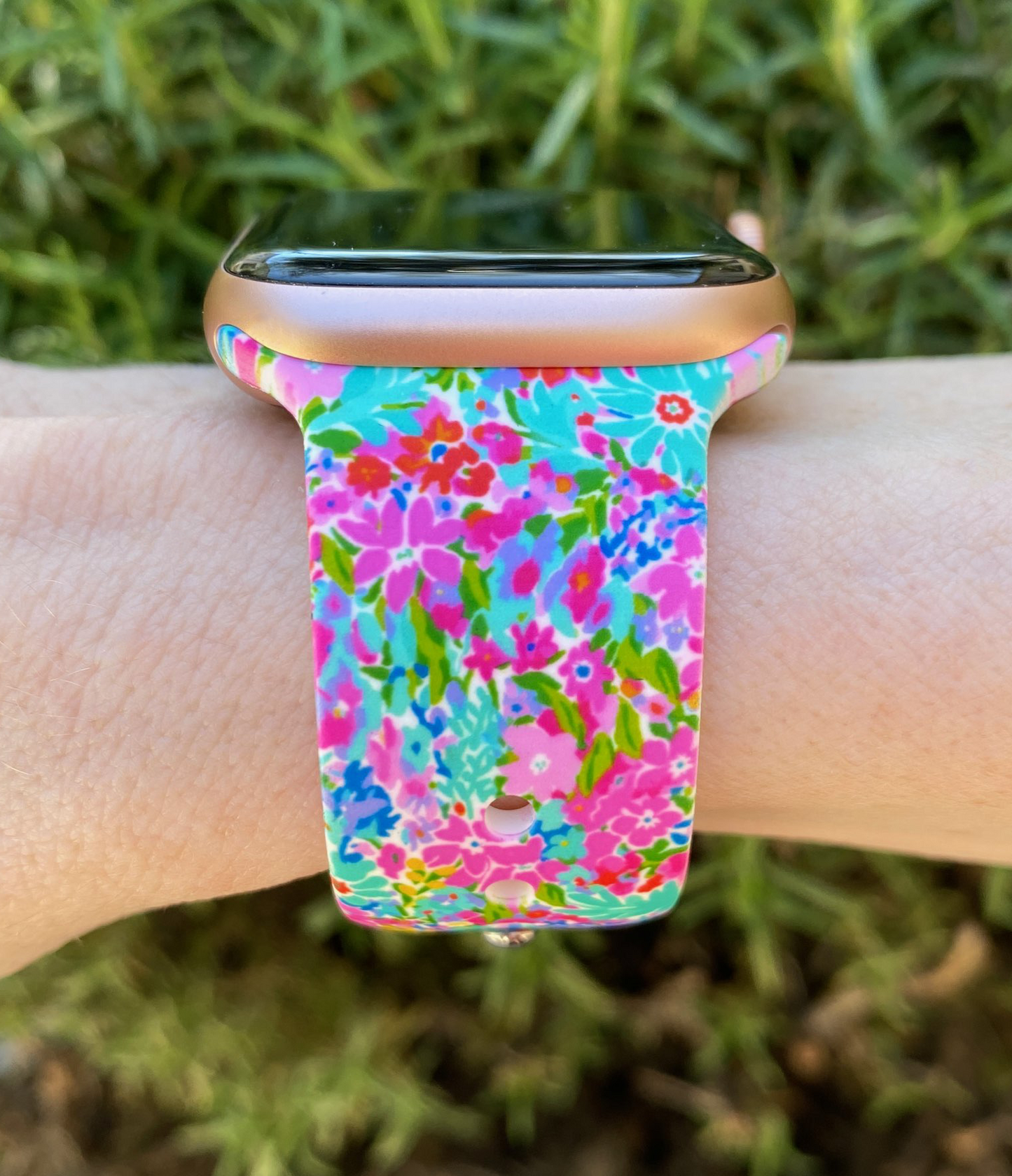 Field of Flowers Apple Watch Band