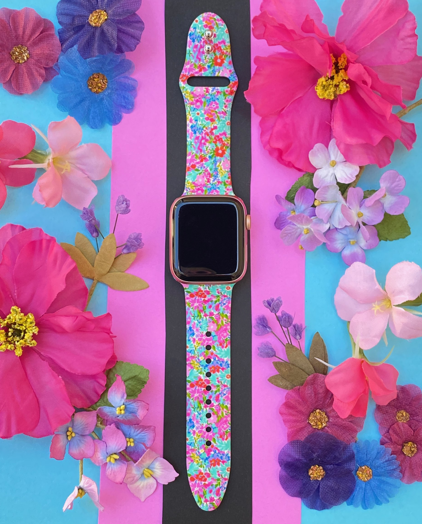 Field of Flowers Apple Watch Band