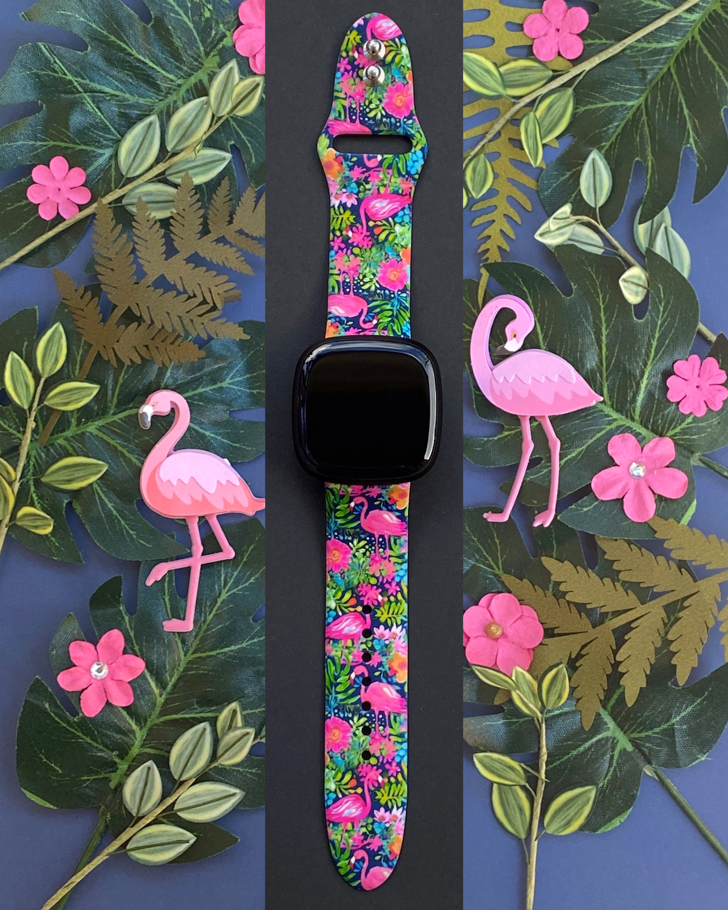 Flamingo Fitbit Versa 3/Versa 4/Sense/Sense 2 Watch Band