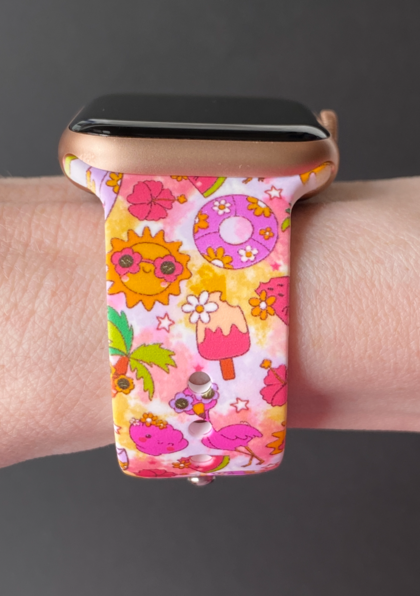 Summer Flamingo Apple Watch Band