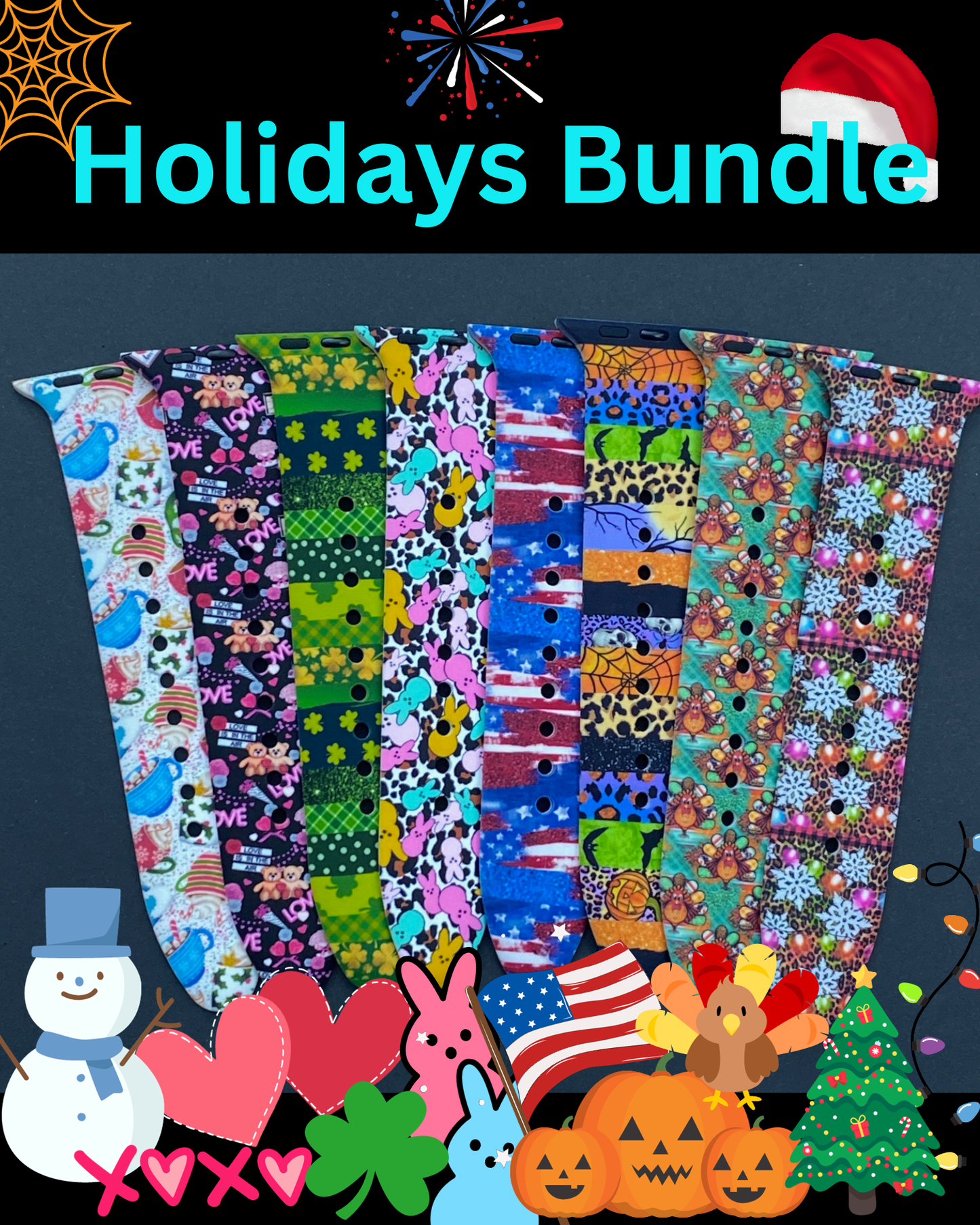 Holiday Seasons Bundle Apple Watch Bands