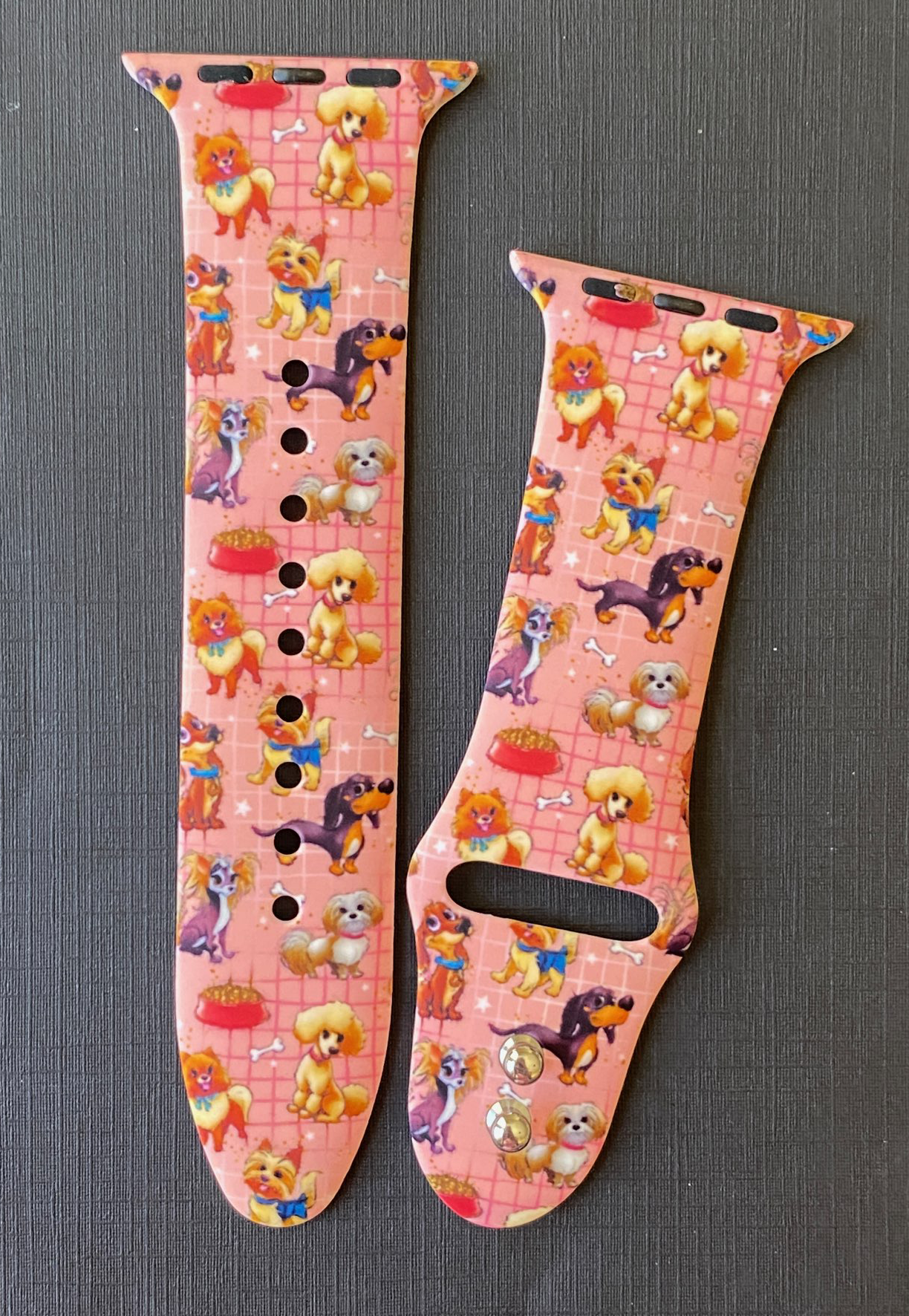 Pink Dogs Apple Watch Band
