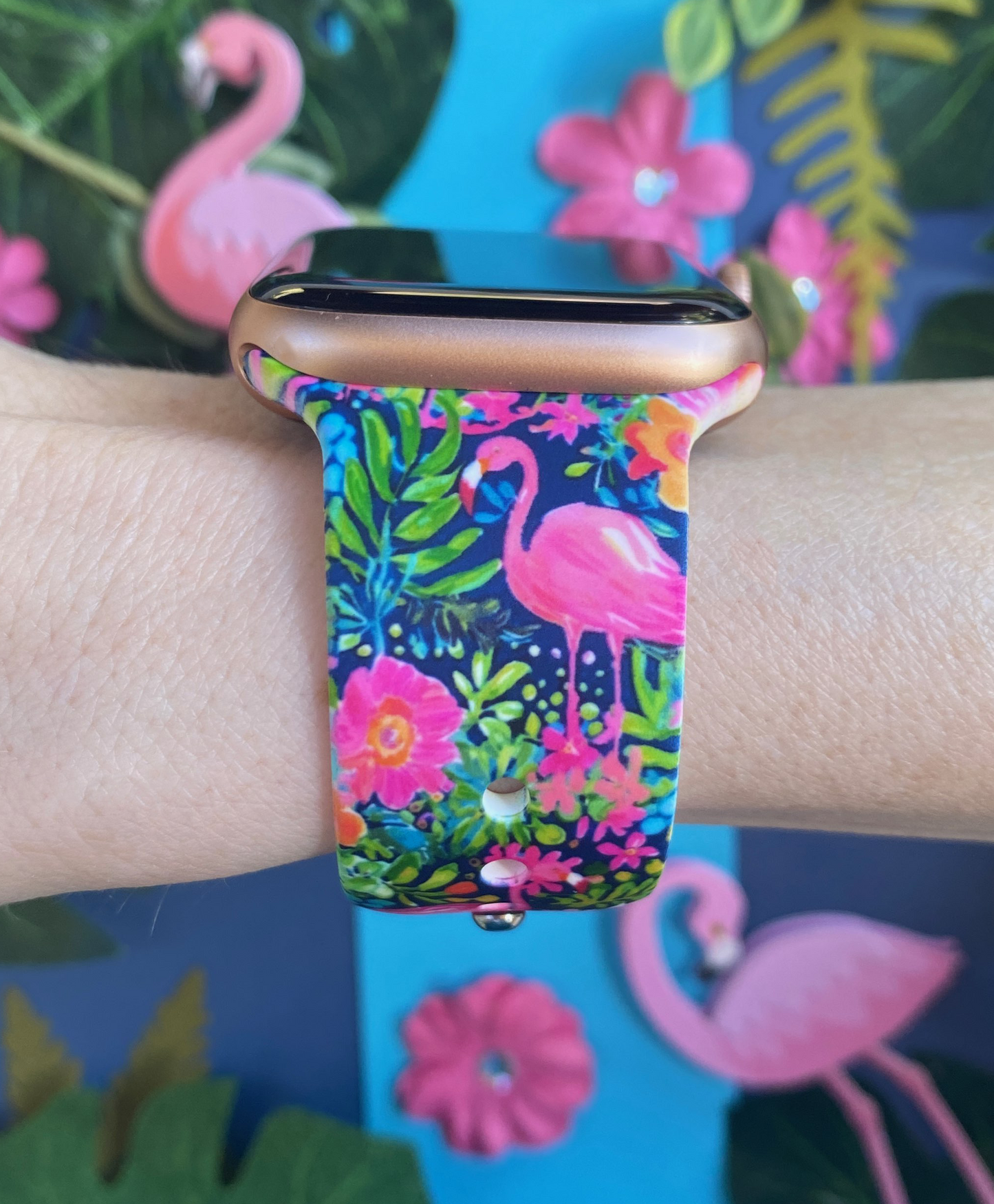 Flamingo Apple Watch Band