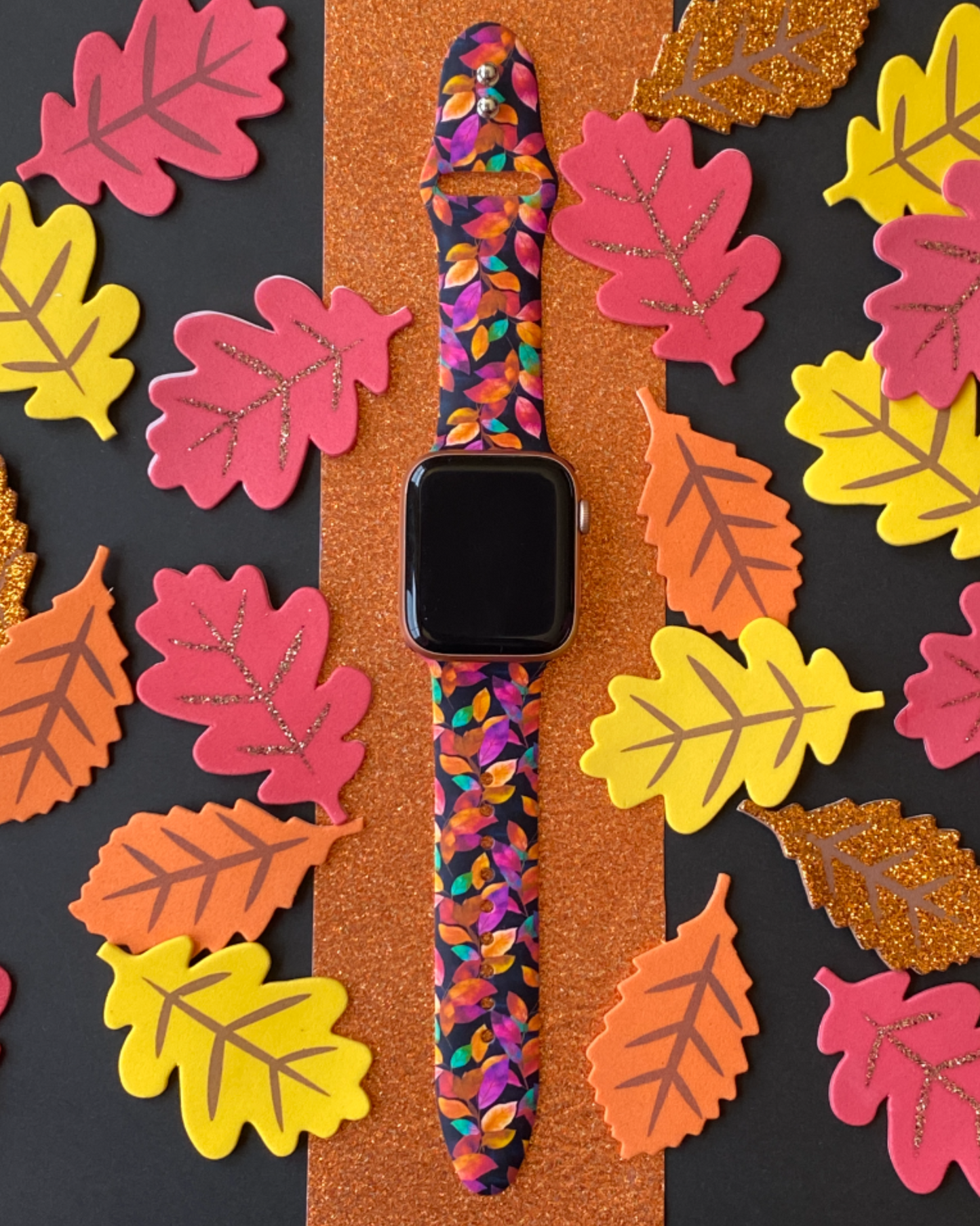 Colorful Leaves Apple Watch Band