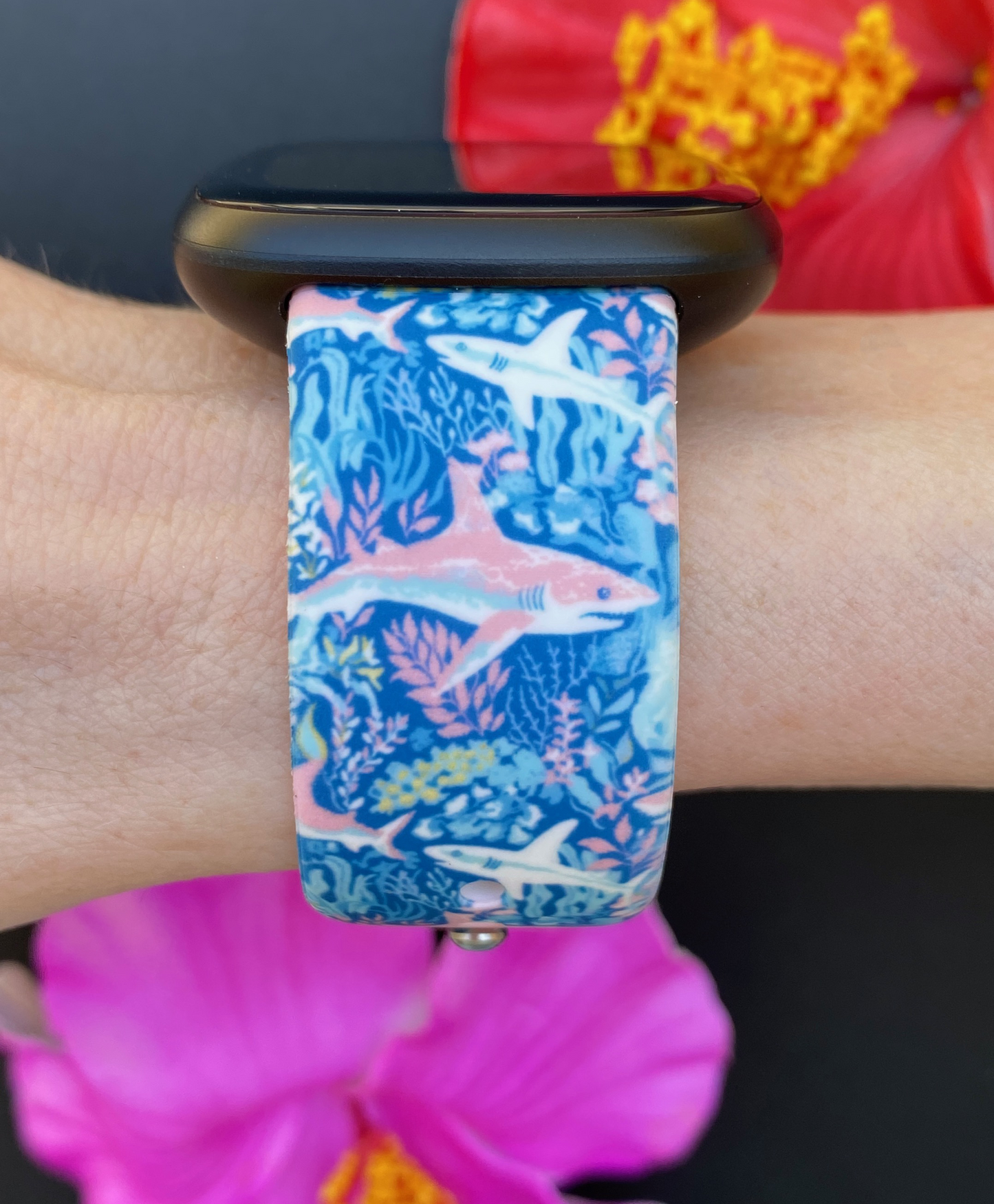 Shark Fitbit Versa 3/Versa 4/Sense/Sense 2 Watch Band