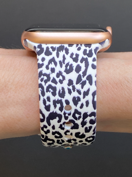 Snow Leopard Apple Watch Band
