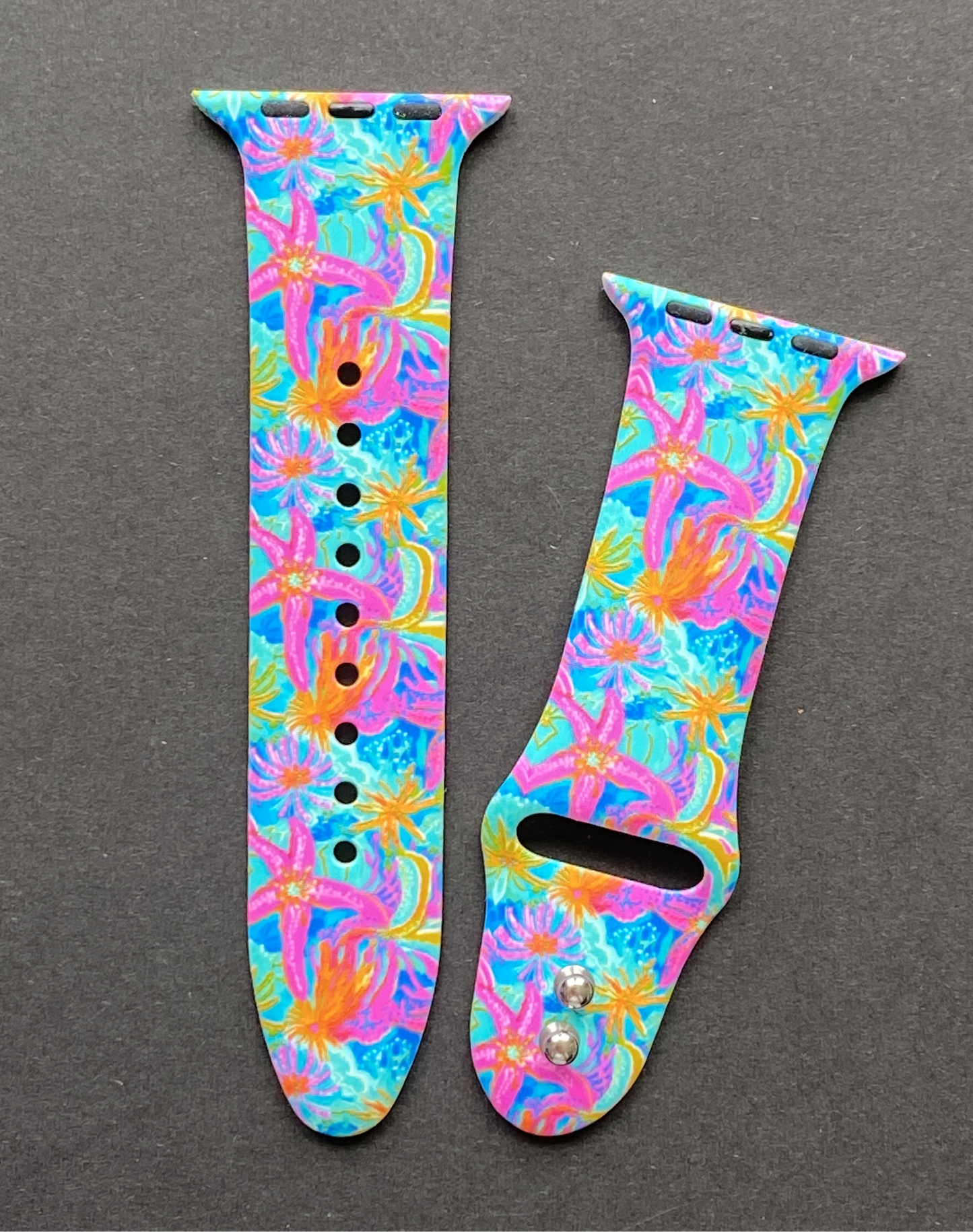 Neon Starfish Apple Watch Band