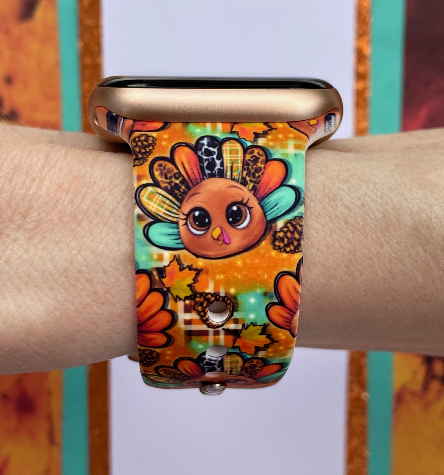 Festive Turkey Apple Watch Band
