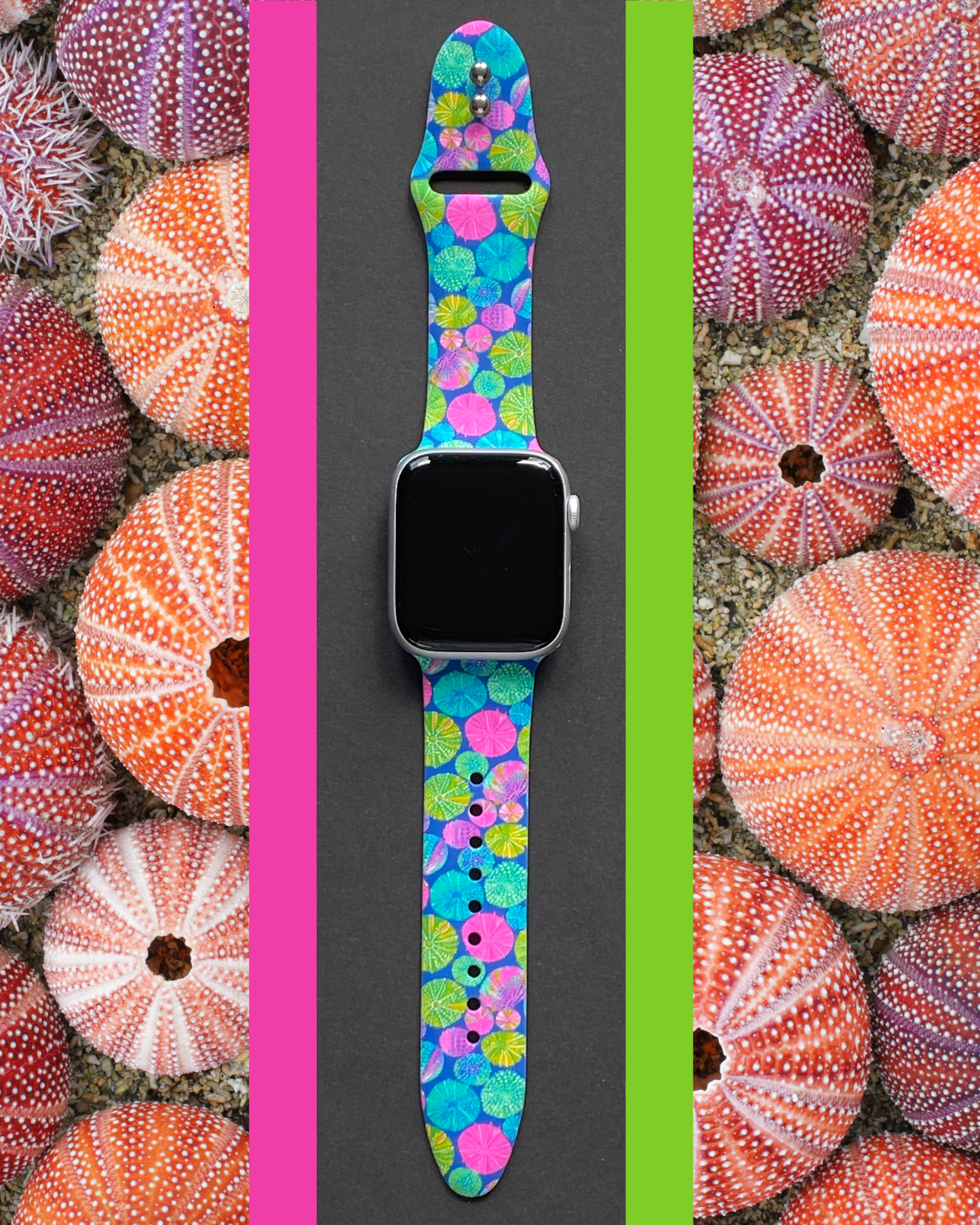 Neon Sea Urchin Apple Watch Band