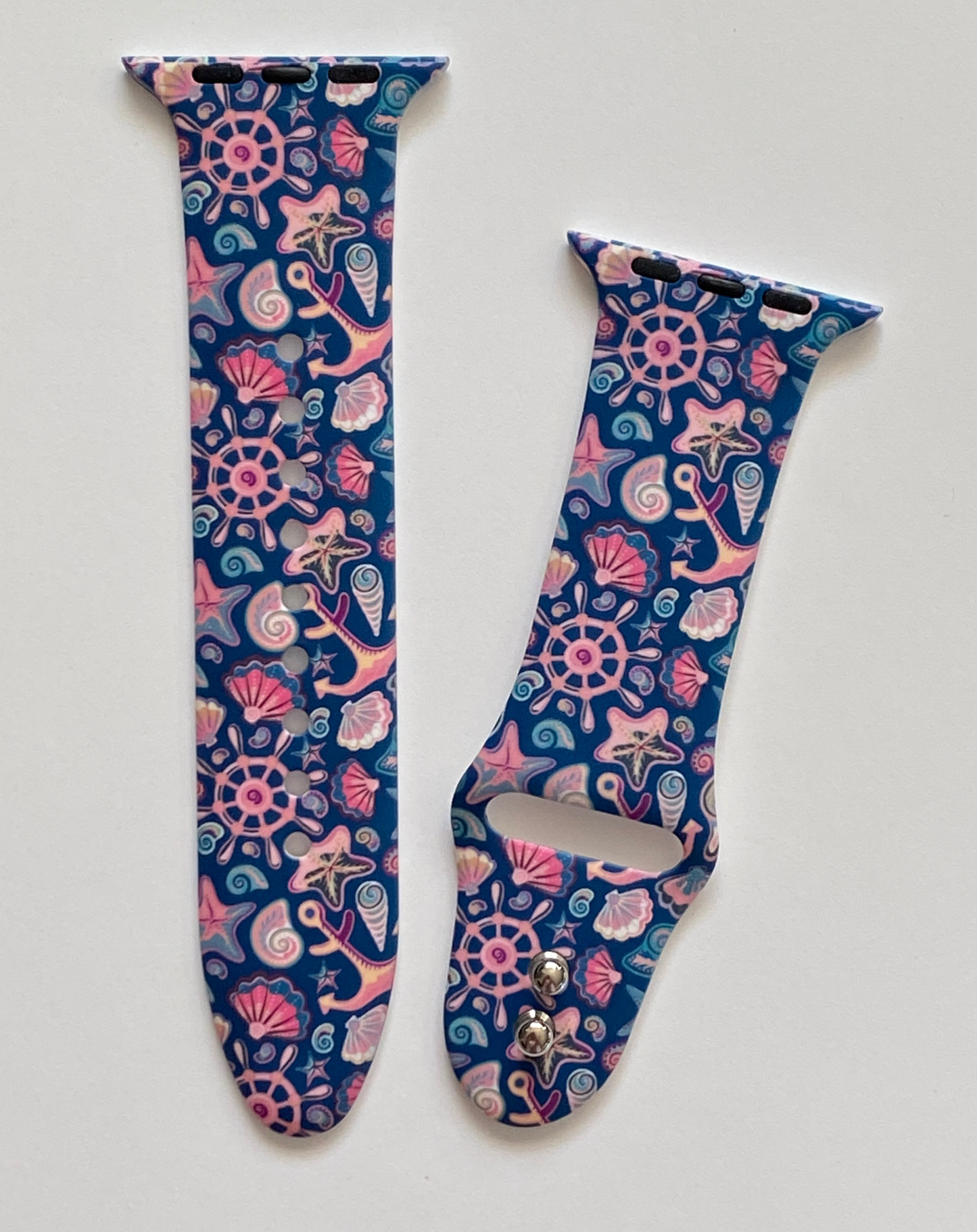 Seashell and Anchors Apple Watch Band