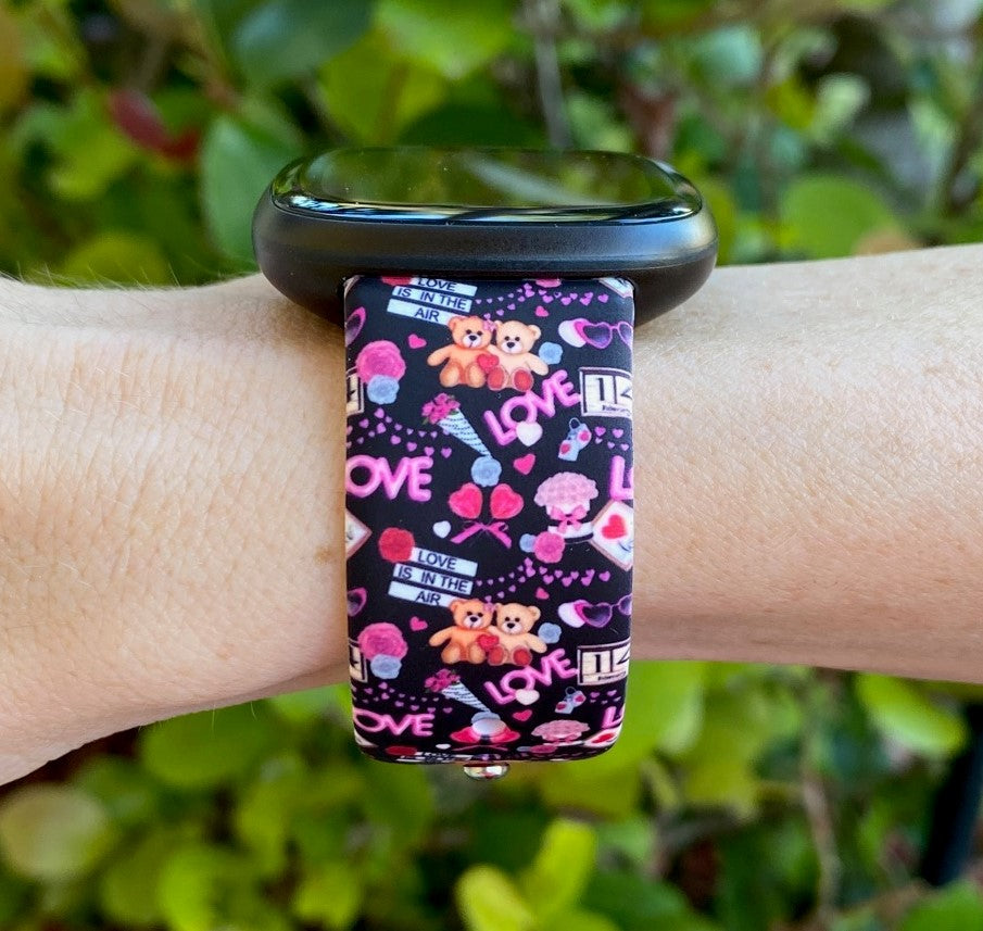 Valentine Bears Fitbit Versa 3/Versa 4/Sense/Sense 2 Watch Band