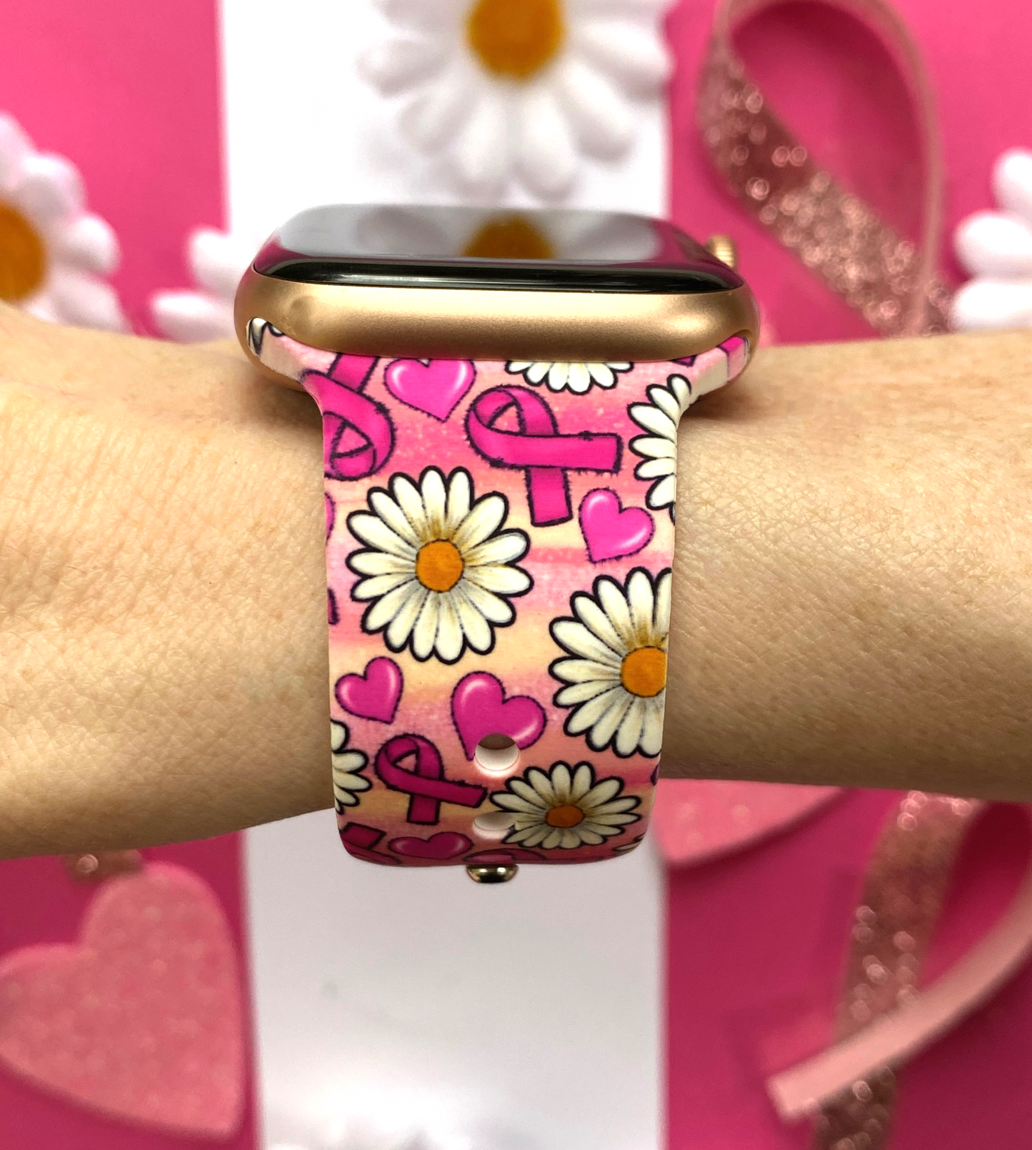 Breast Cancer Apple Watch Band