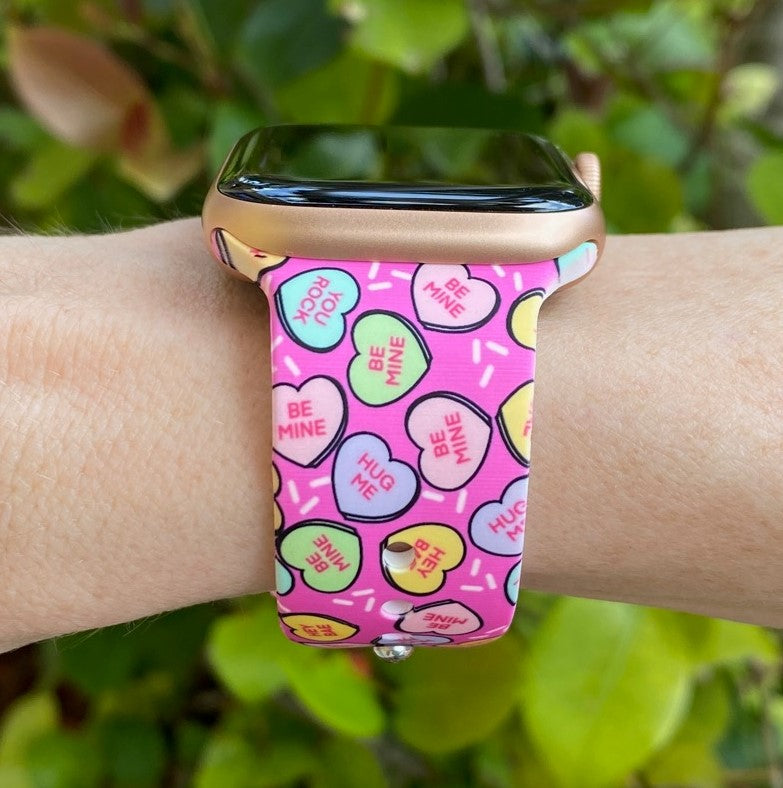 Candy Hearts Apple Watch Band