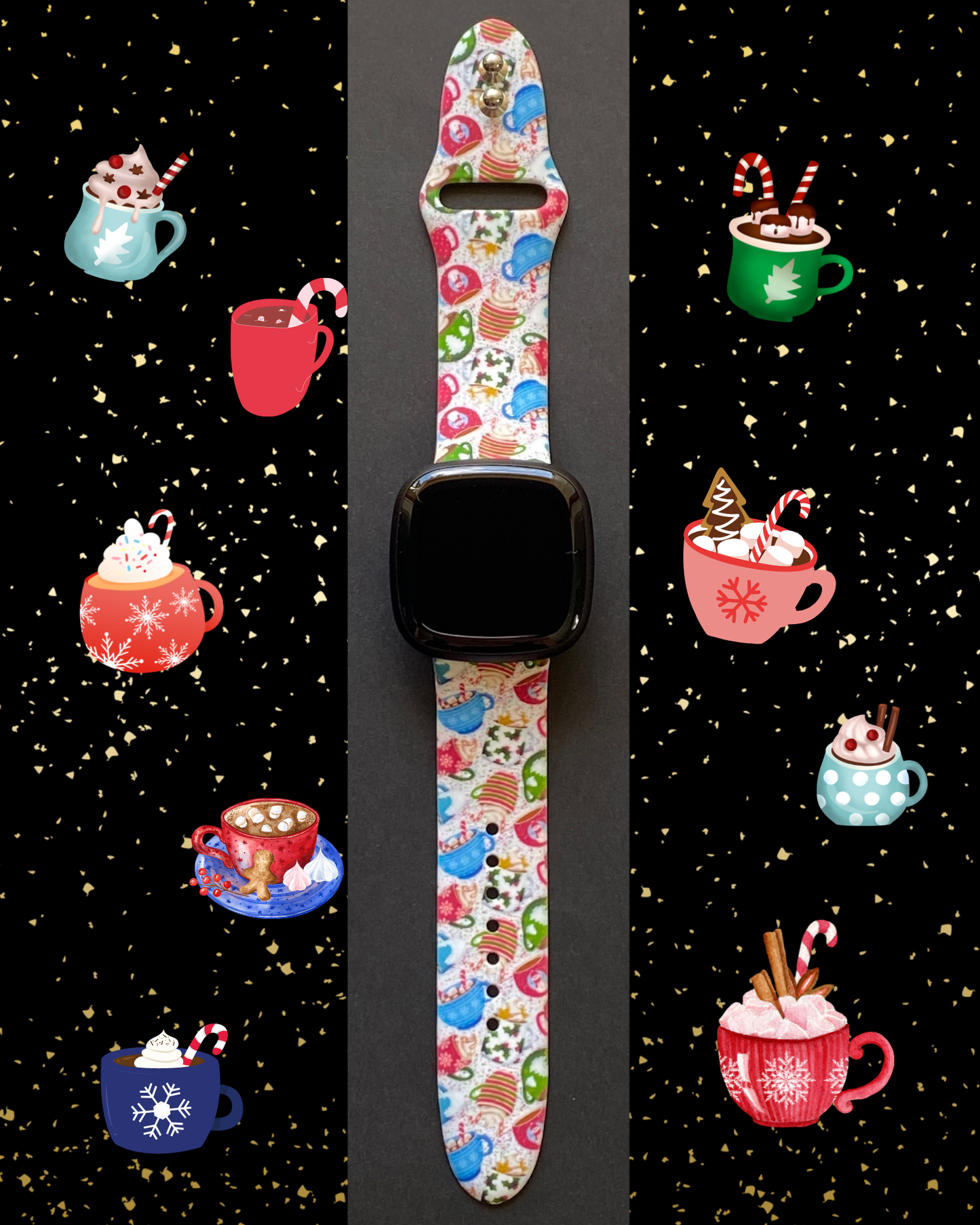 Coffee Lover Fitbit Versa 1/2 Watch Band