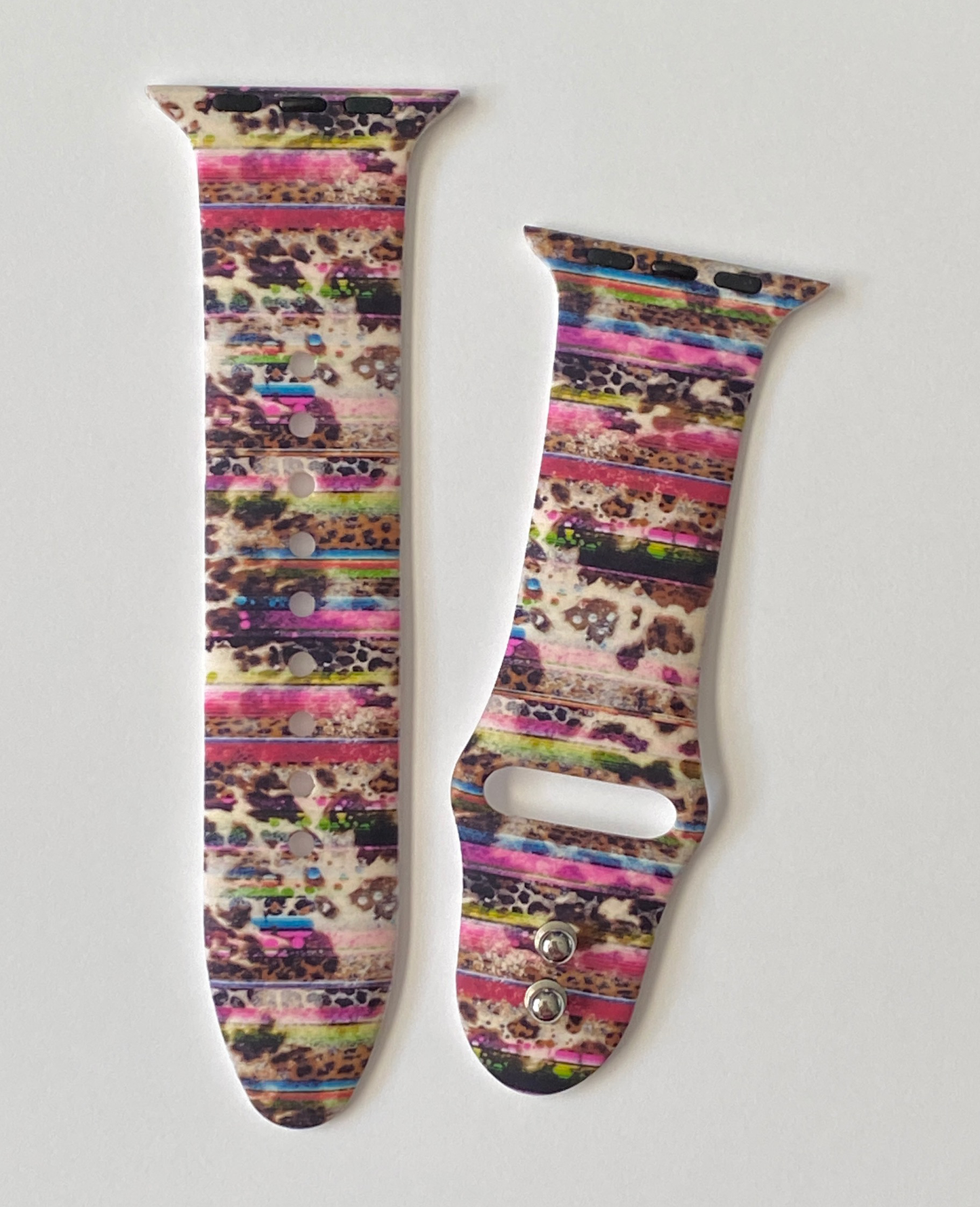 Western Cowhide Print Apple Watch Band