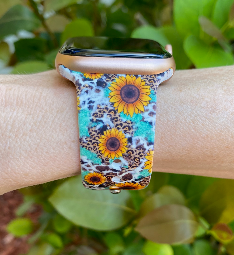 Western Sunflower Apple Watch Band