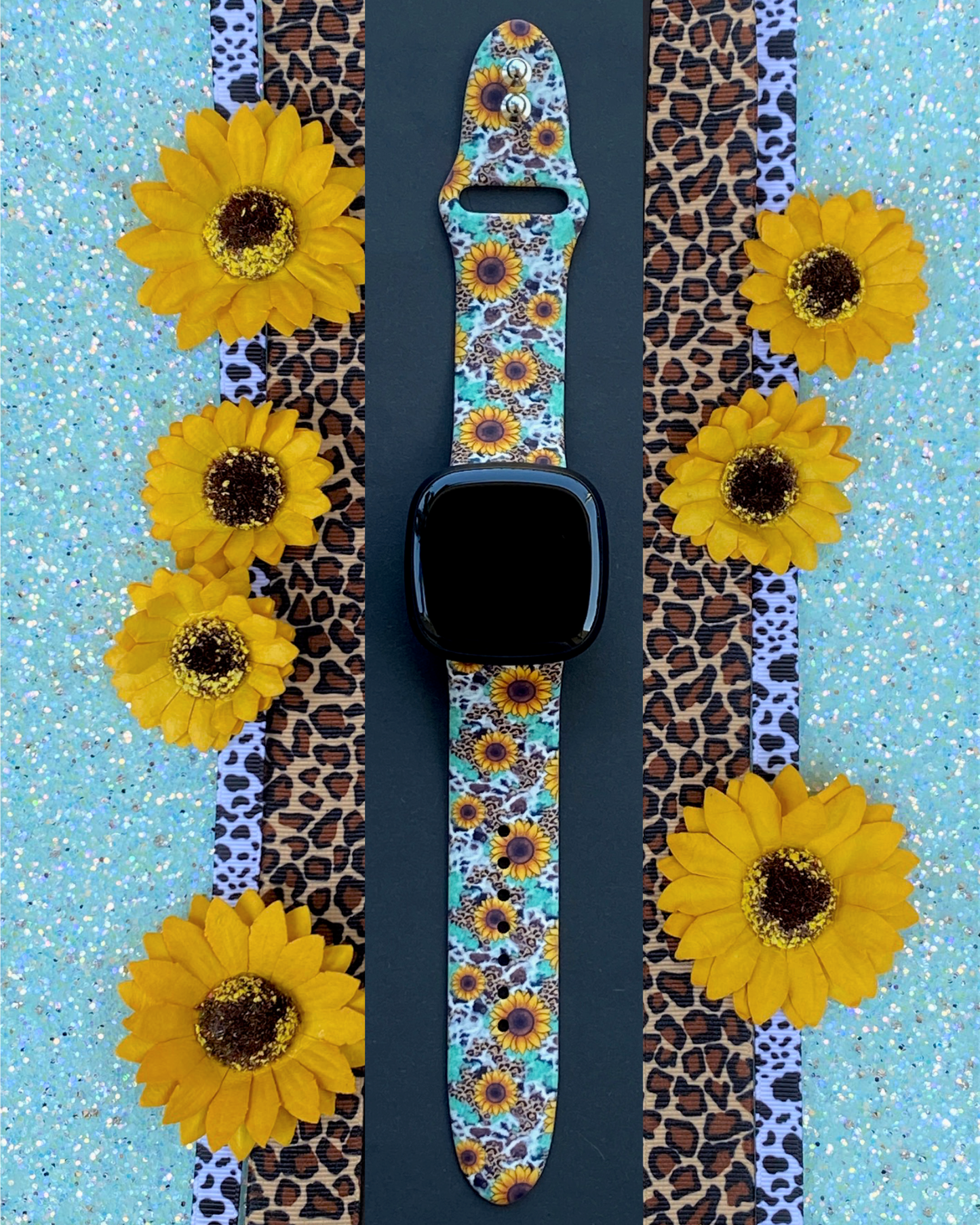 Western Sunflower Fitbit Versa 1/2 Watch Band