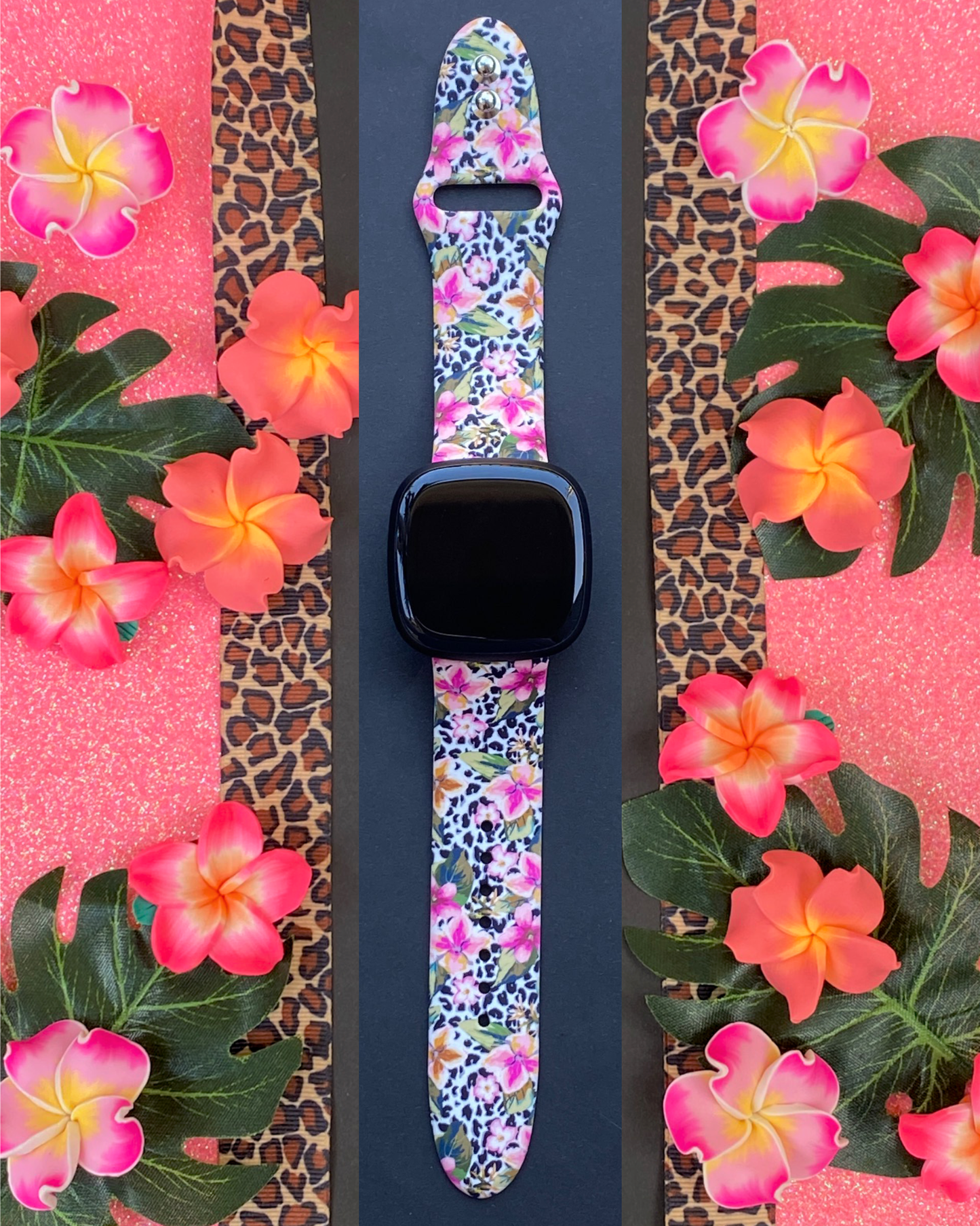 Tropical Leopard Fitbit Versa 1/2 Watch Band