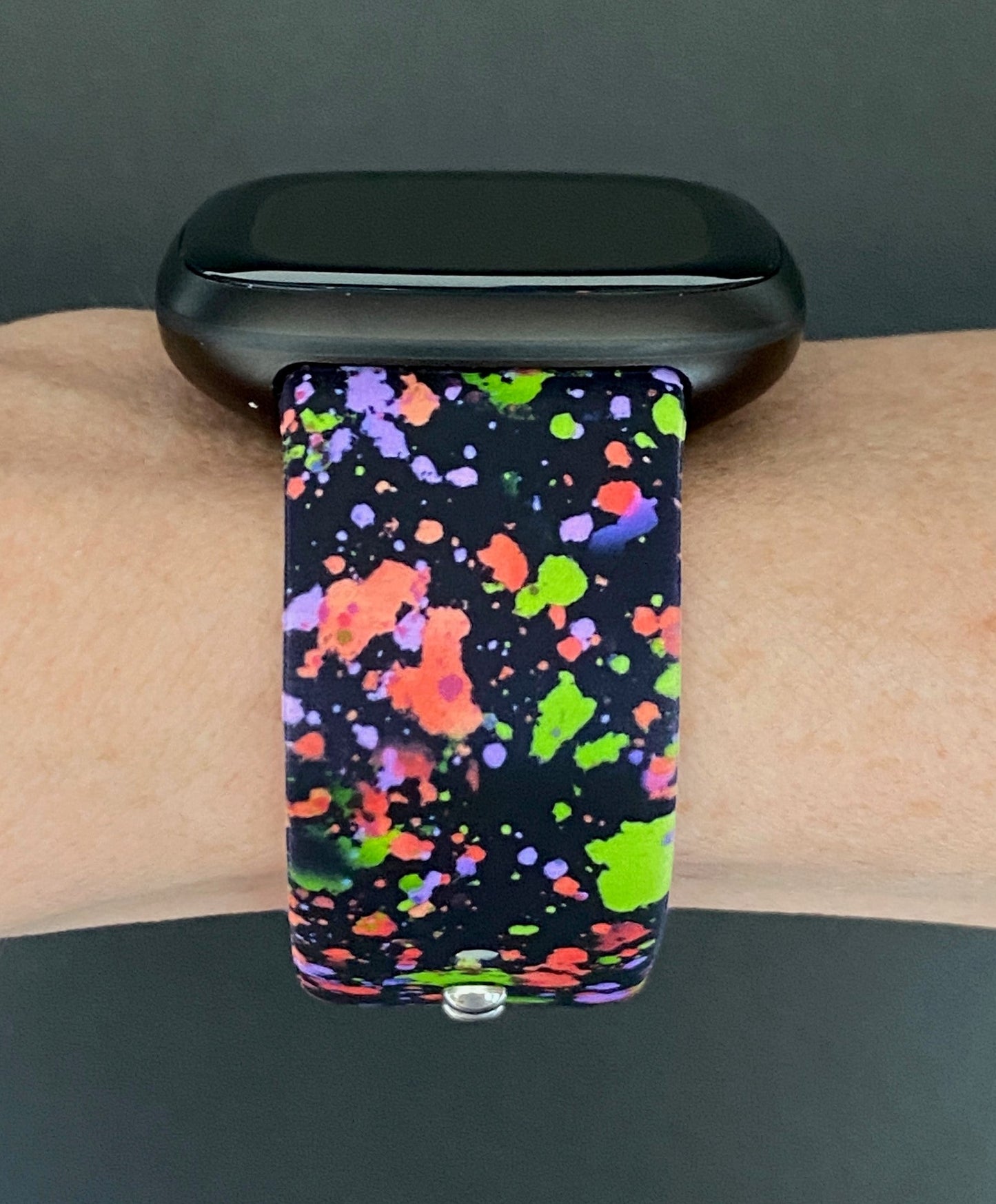 Neon Splatter Fitbit Versa 3/Versa 4/Sense/Sense 2 Watch Band