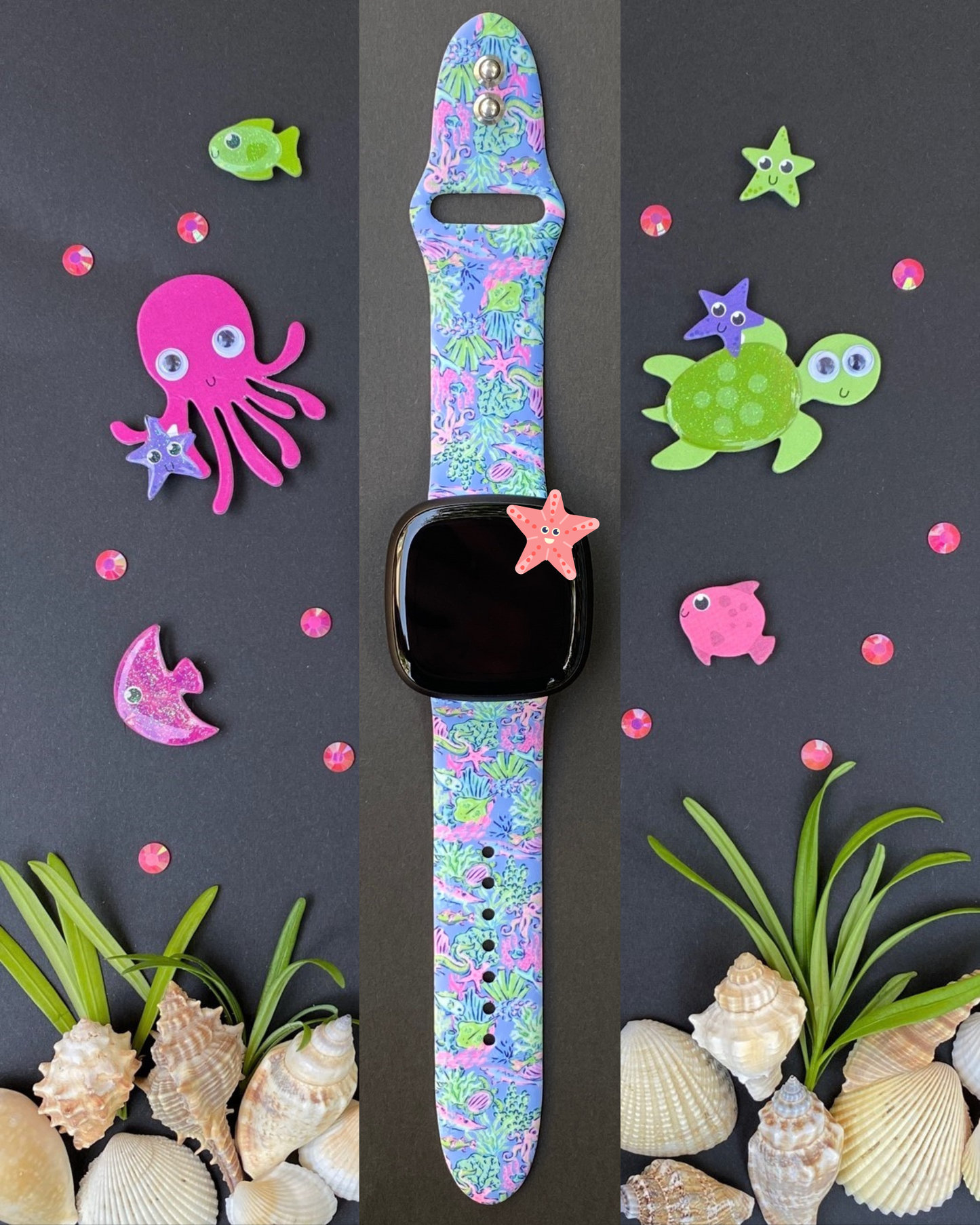 Ocean Life Fitbit Versa 1/2 Watch Band