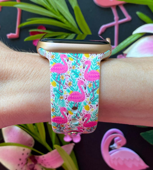Flamingo Apple Watch Band