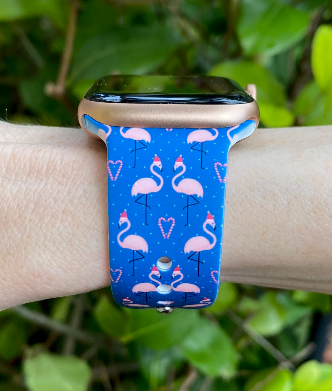 Flamingo Christmas Apple Watch Band