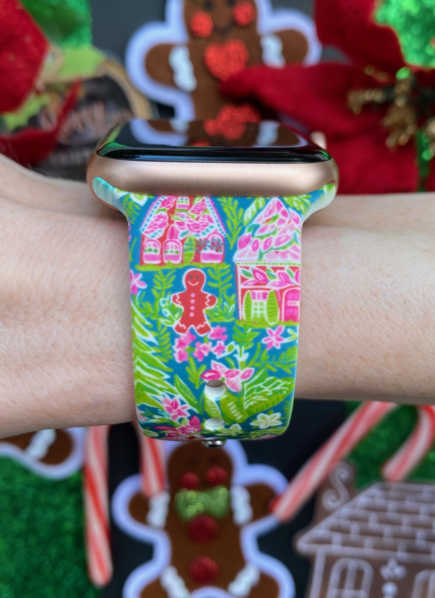 Gingerbread House Apple Watch Band