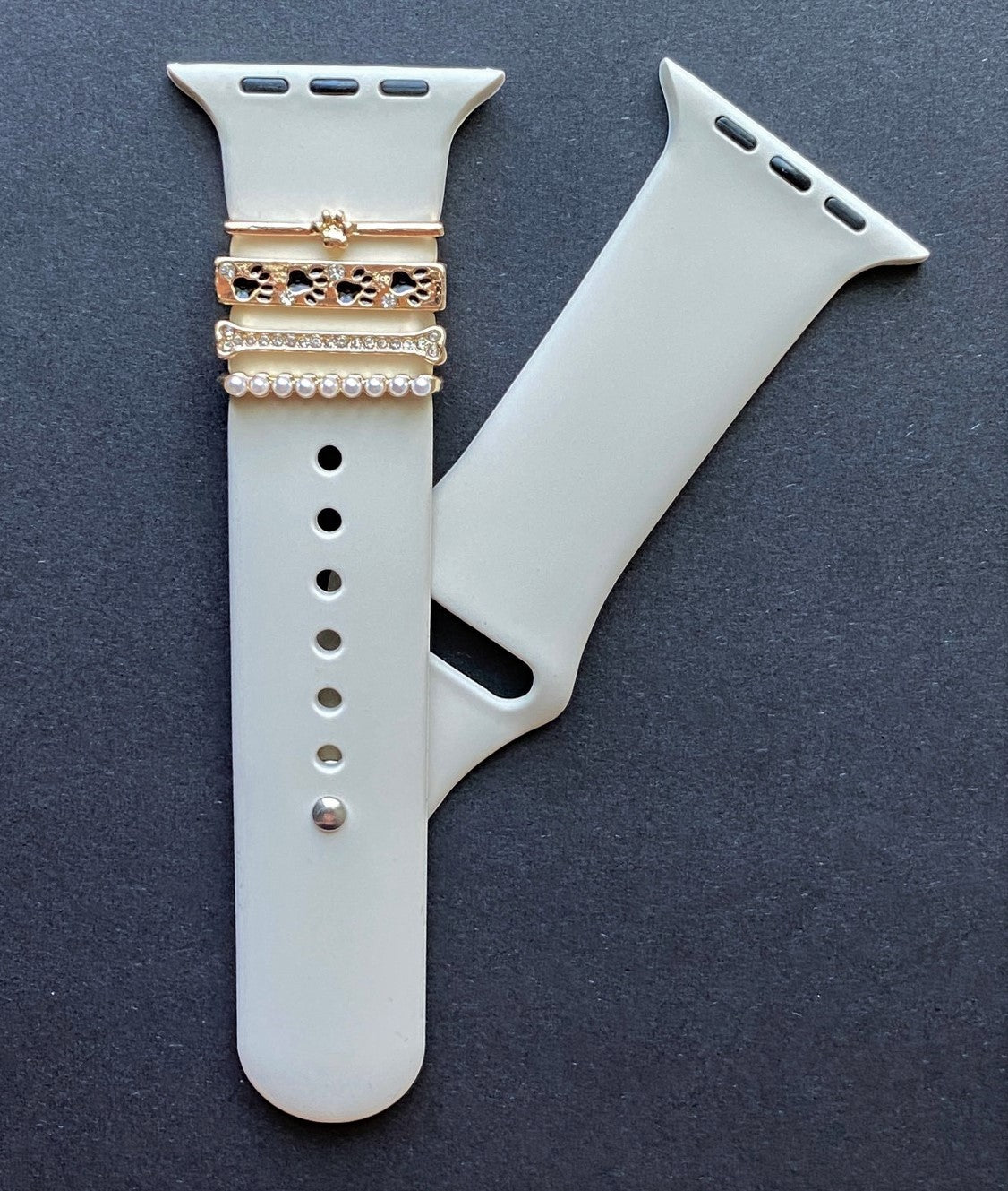 Gold Dog Lover Stackable Watch Charm