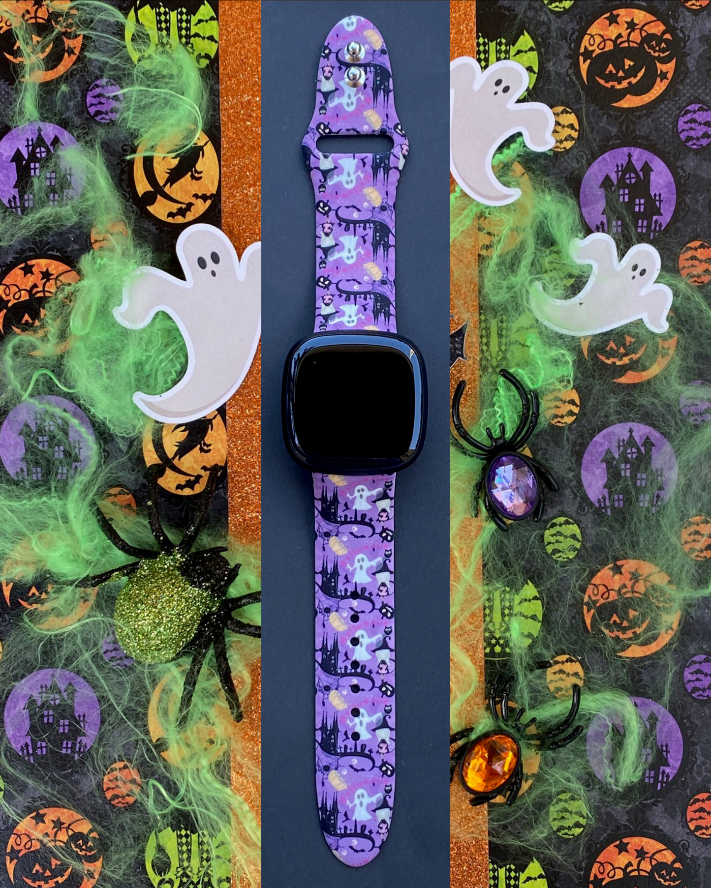 Haunted House Fitbit Versa 1/2 Watch Band
