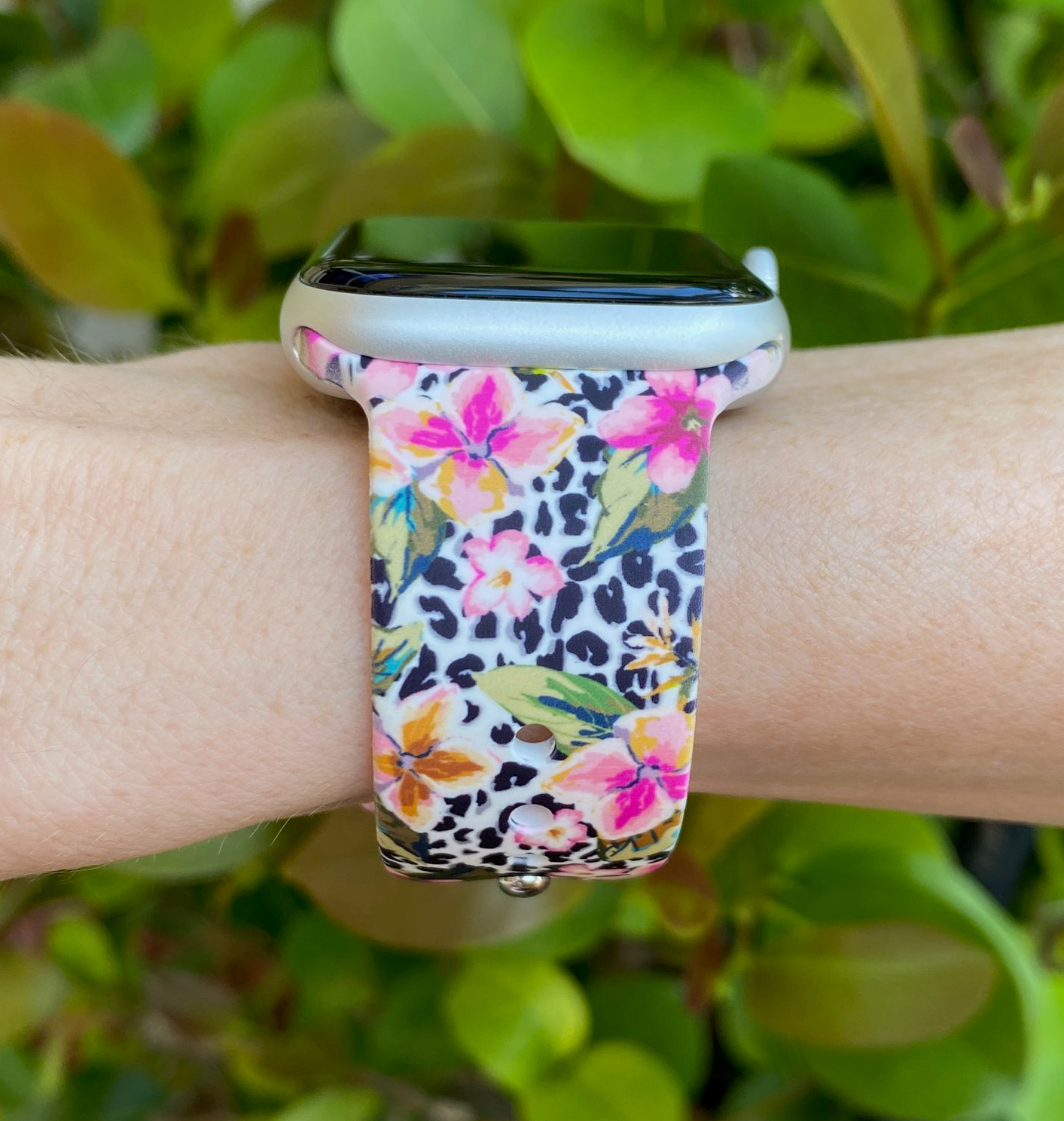 Tropical Leopard Apple Watch Band
