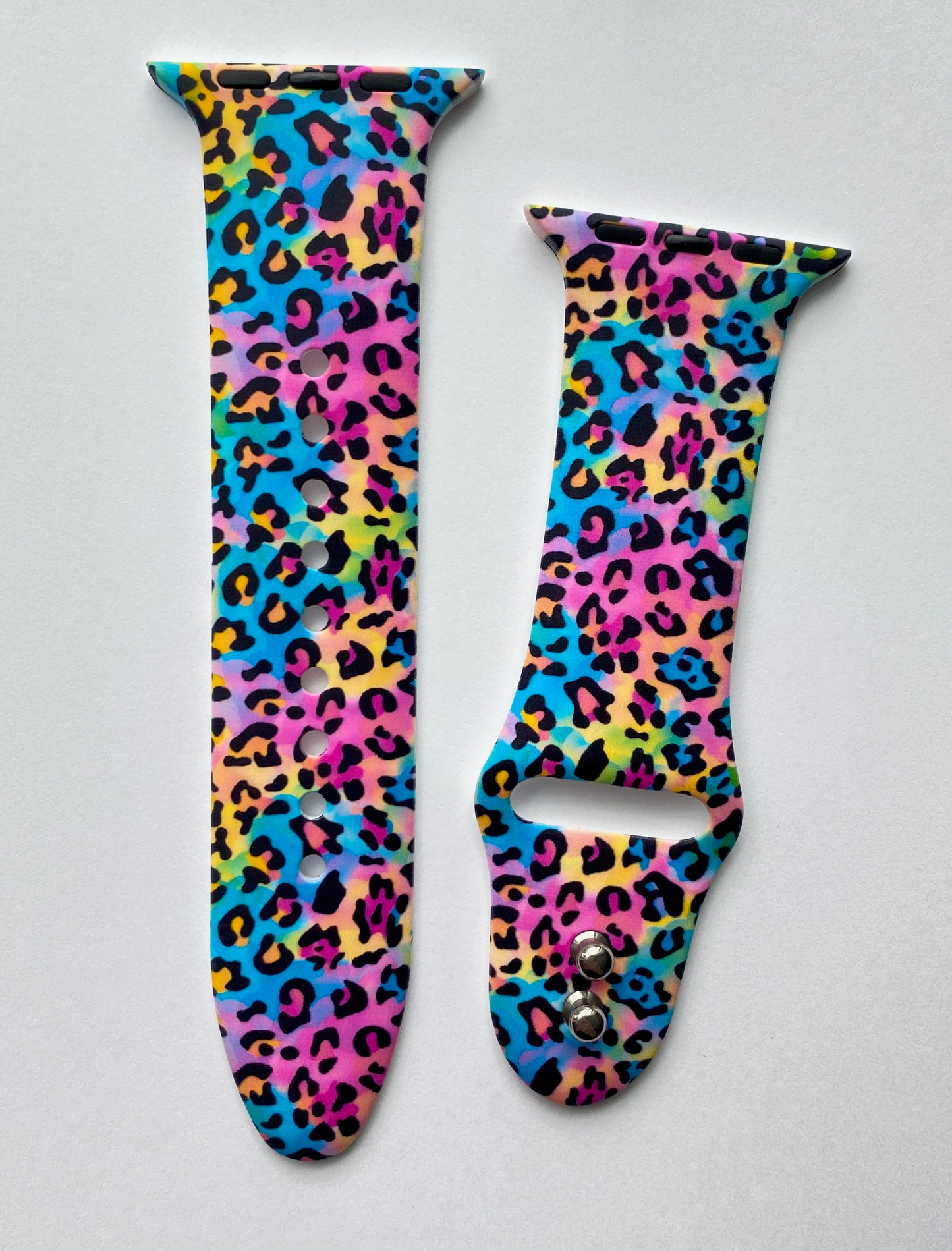 Neon Leopard Apple Watch Band
