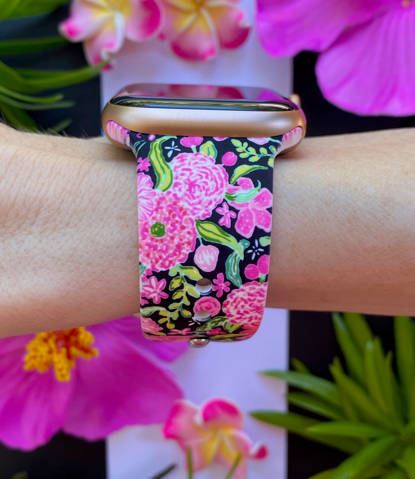 Night Blooms Apple Watch Band