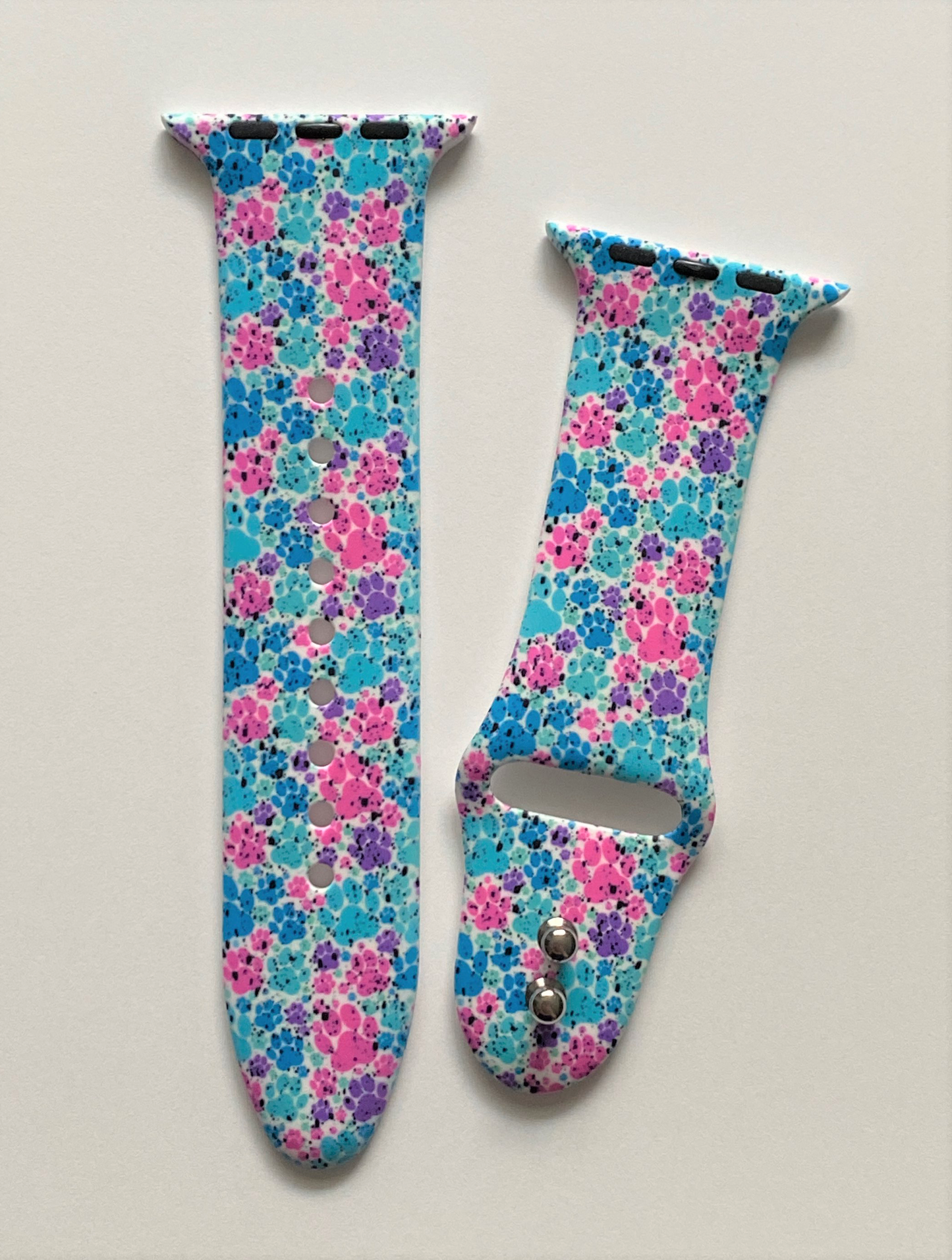 Splatter Paw Prints Apple Watch Band