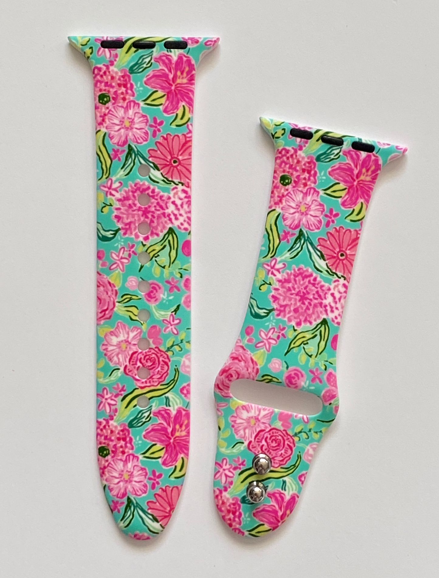 Pink Blooms Apple Watch Band