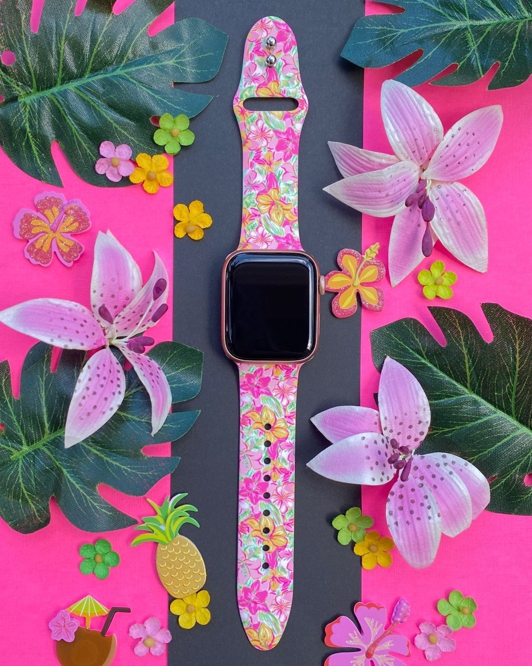 Pink Tropics Apple Watch Band