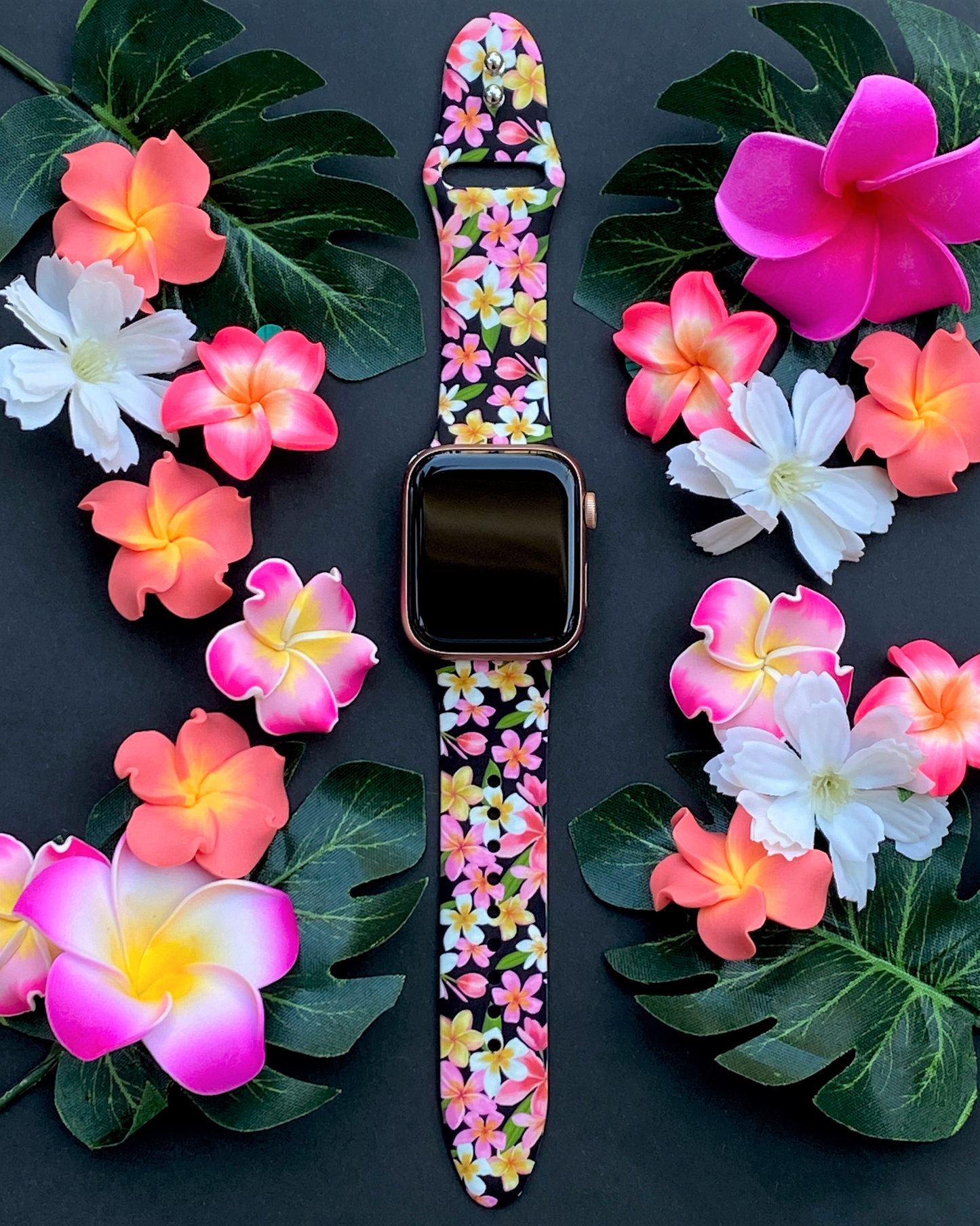 Plumeria Apple Watch Band