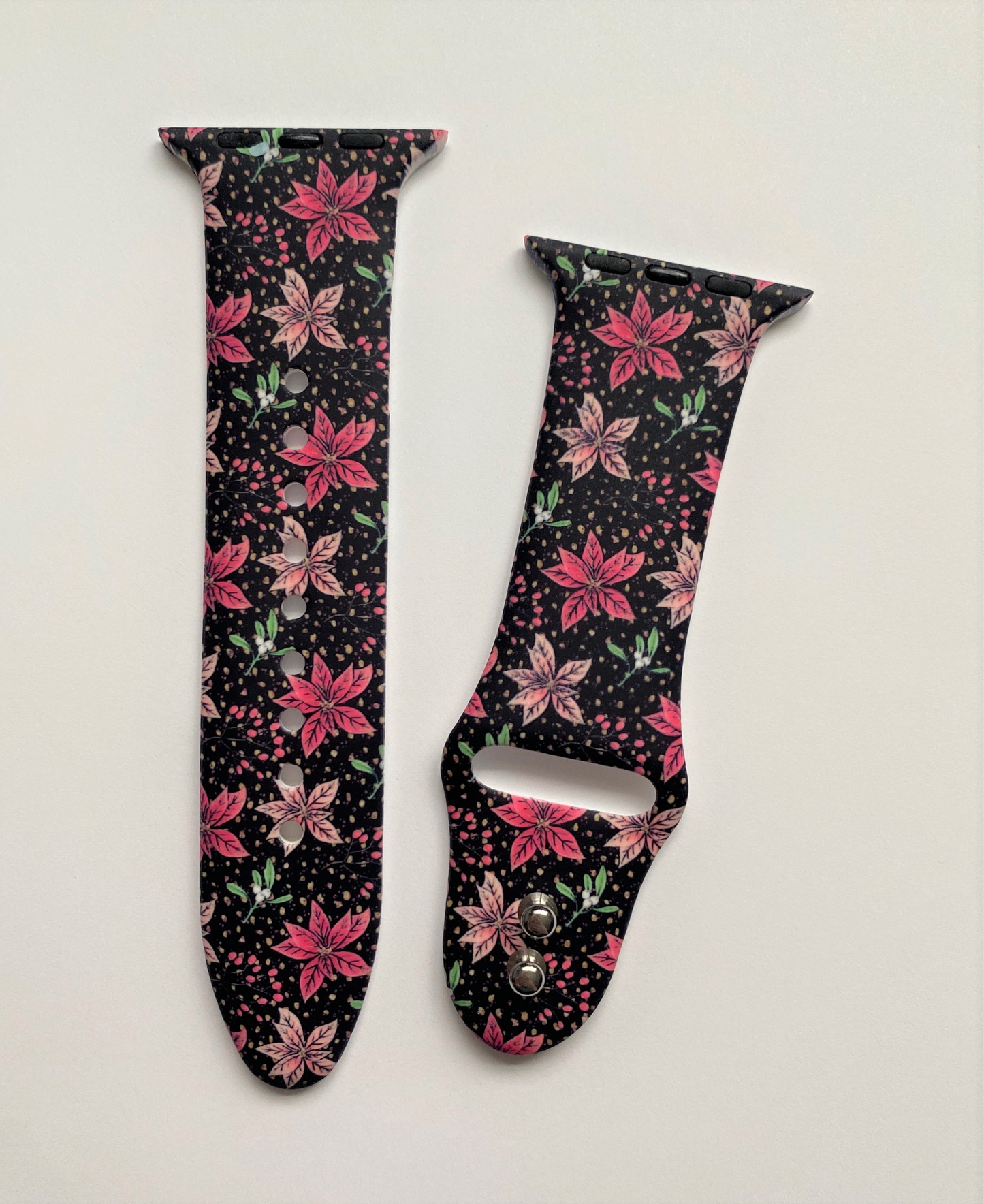 Poinsettia Apple Watch Band
