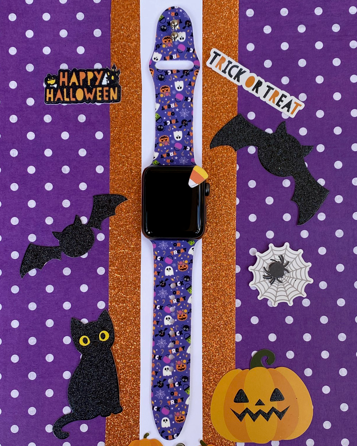 Trick or Treat Halloween Apple Watch Band