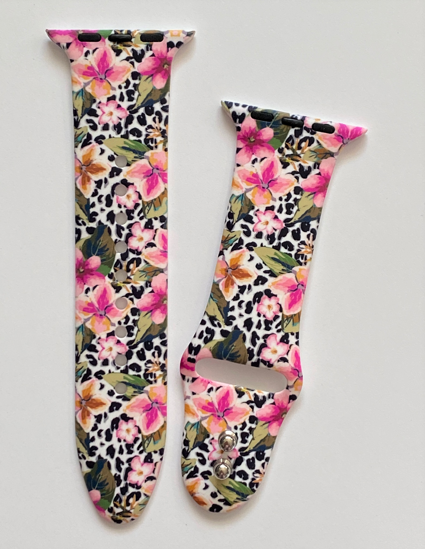 Tropical Leopard Apple Watch Band