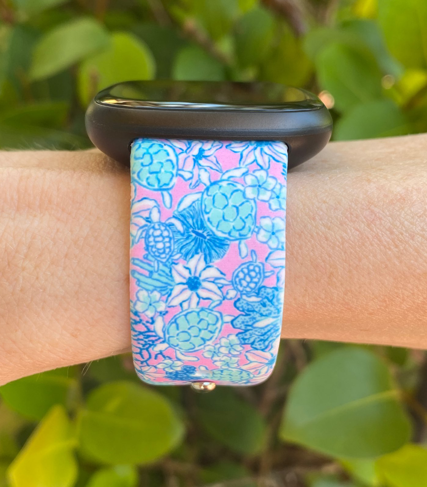 Floral Turtles Fitbit Versa 1/2 Watch Band