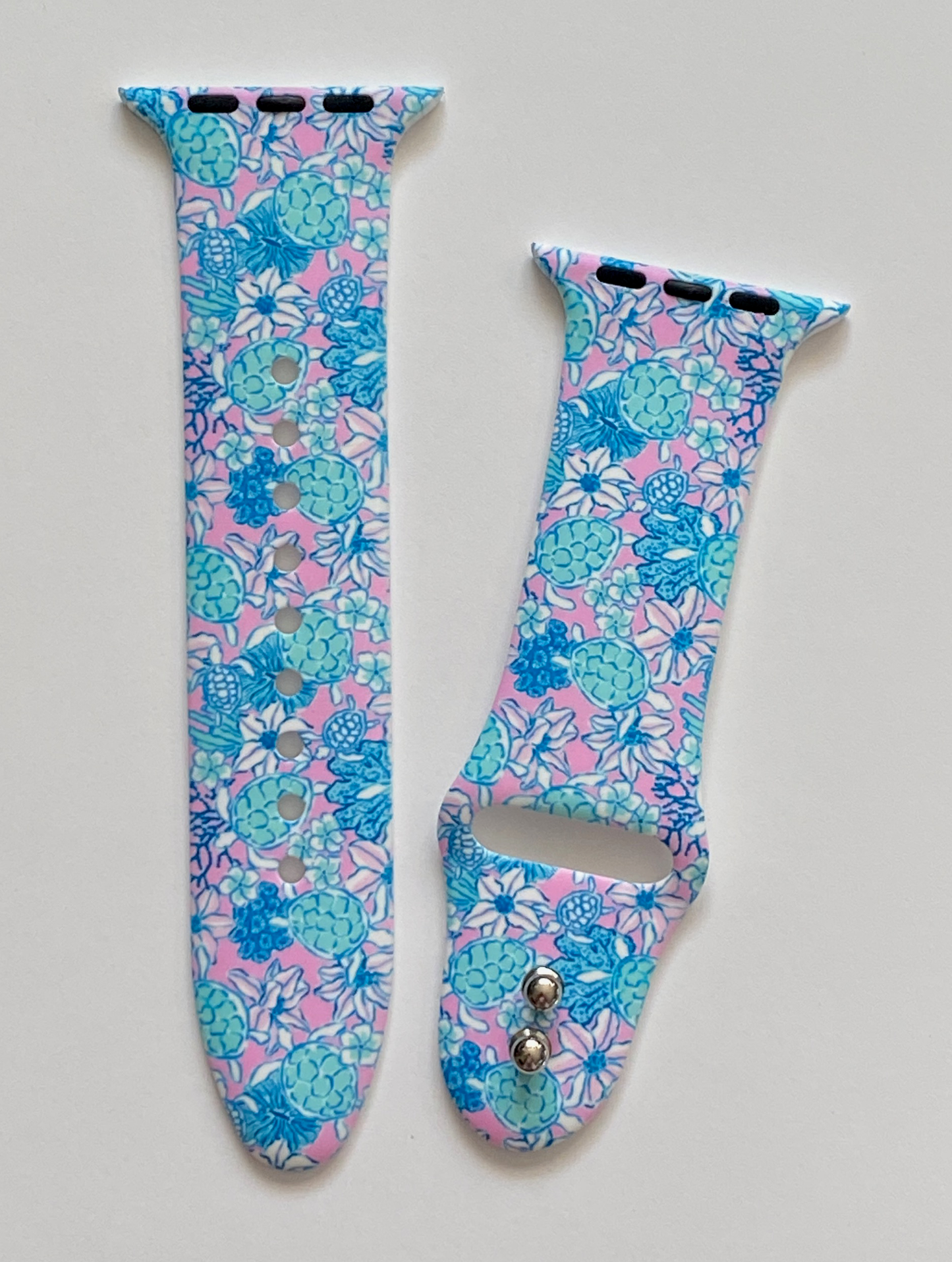 Floral Turtle Apple Watch Band