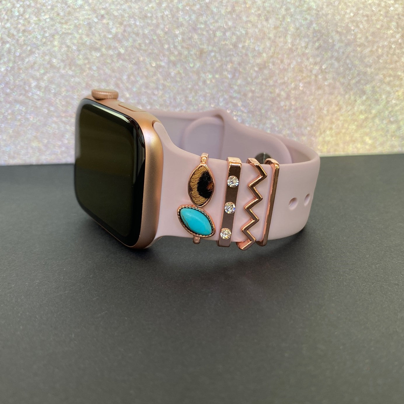 Western Leopard Stackable Watch Charm