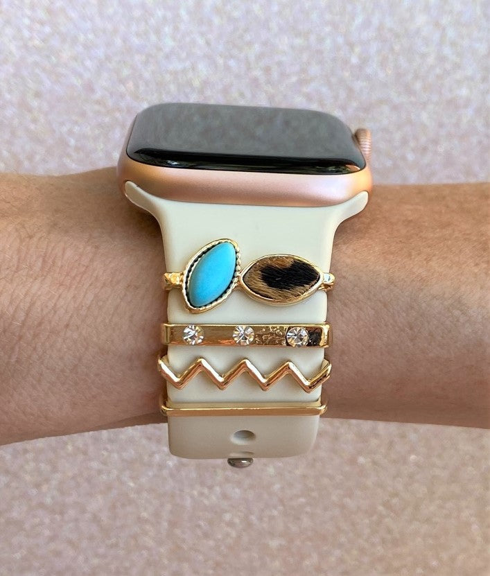 Western Leopard Stackable Watch Charm