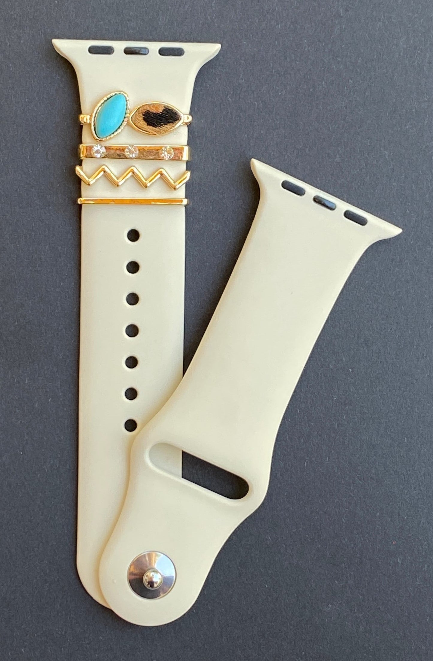 Western Leopard Stackable Watch Charm
