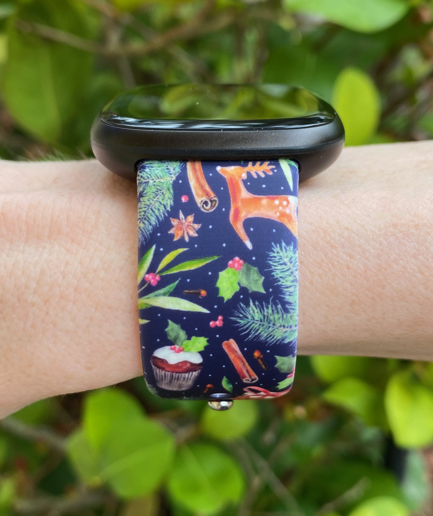Vintage Christmas Fitbit Versa 3/Versa 4/Sense/Sense 2 Watch Band