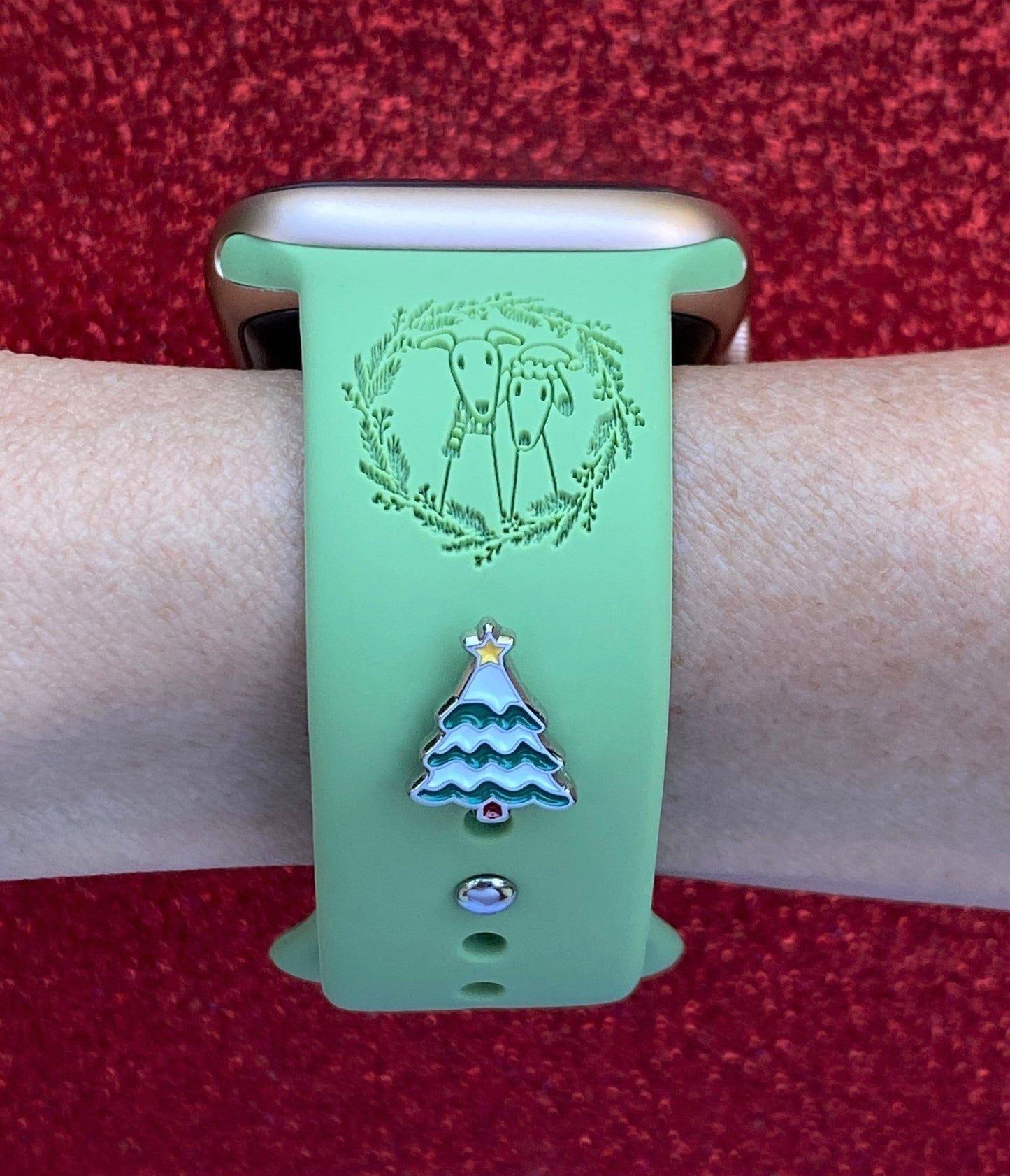 Christmas Tree Watch Charm