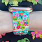 Tropical Beach Houses Apple Watch Band